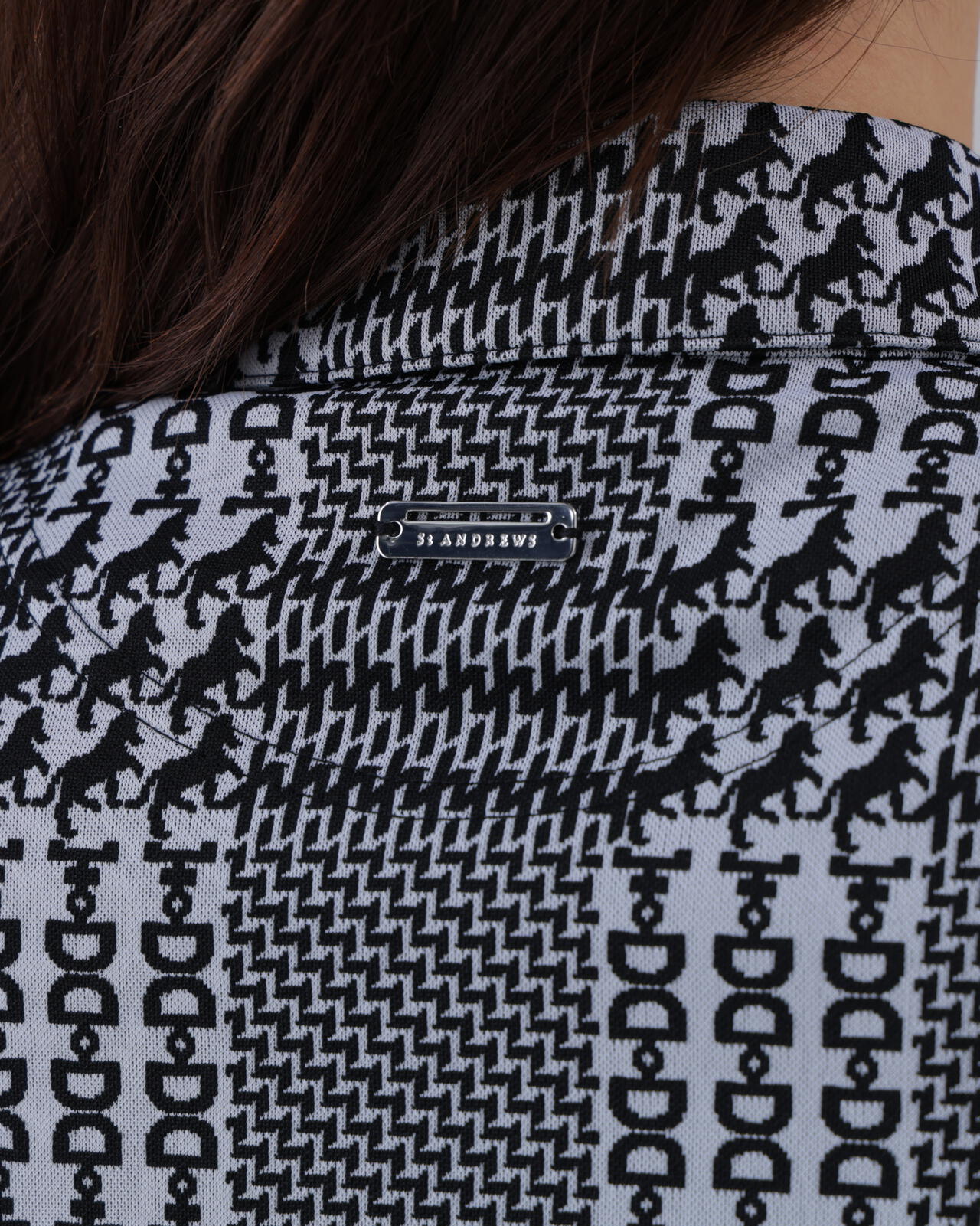 ホースビットチェックジャガード半袖シャツ (WOMENS)