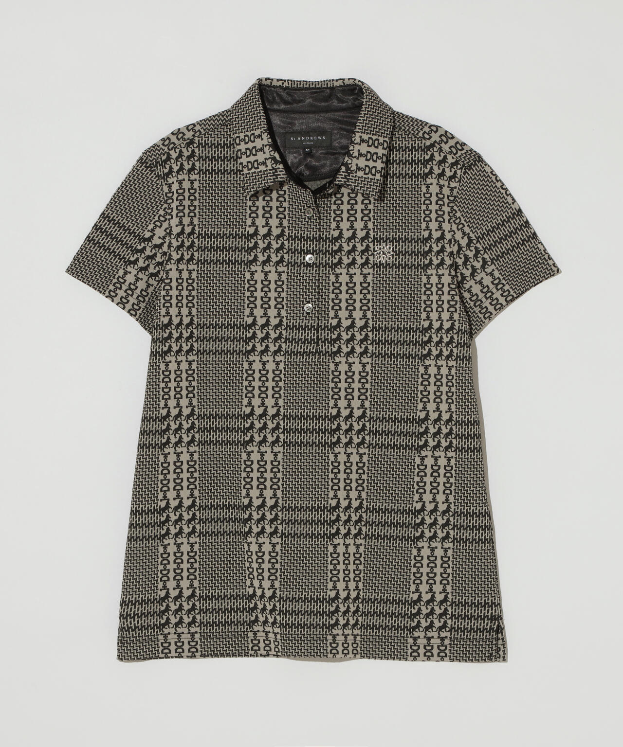 ホースビットチェックジャガード半袖シャツ (WOMENS)