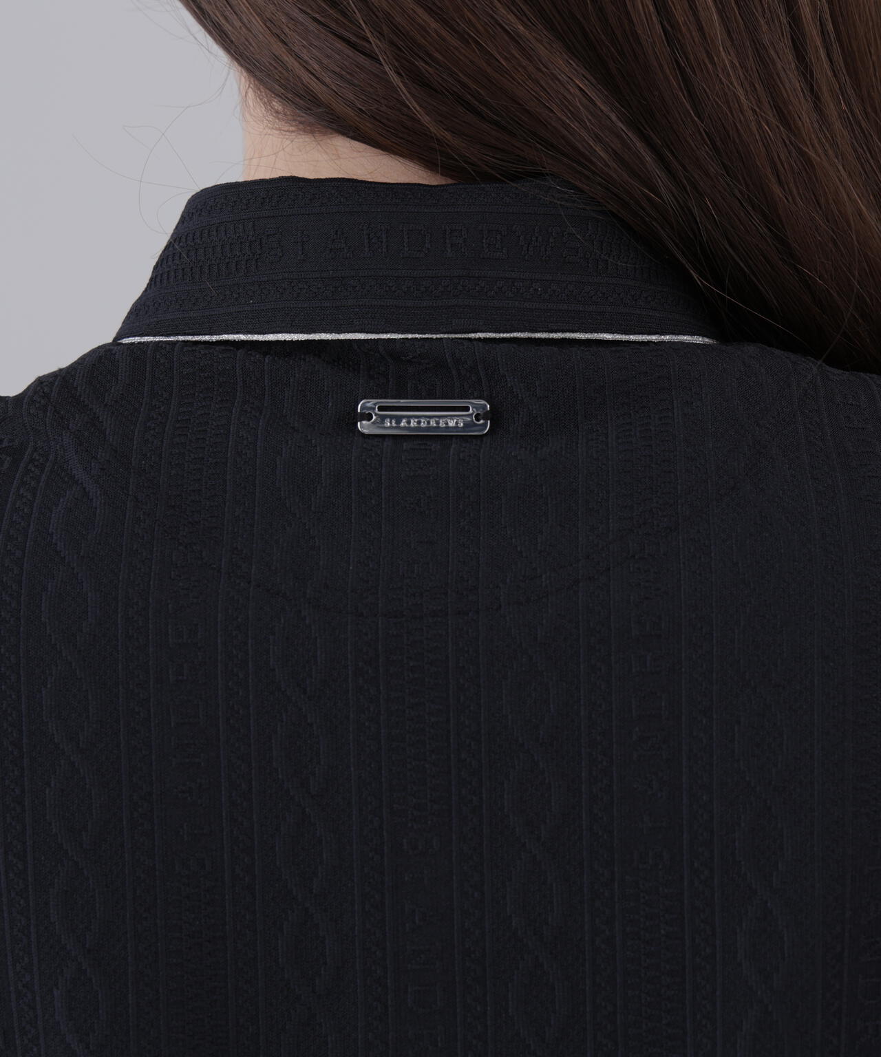 縄柄リンクス半袖シャツ (WOMENS)