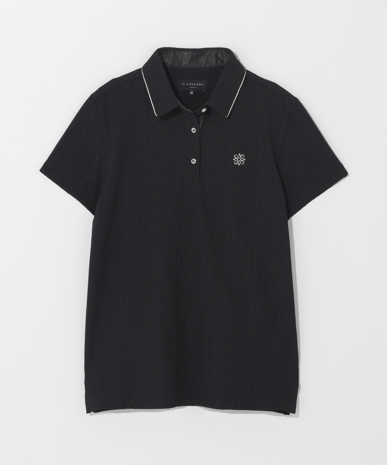 縄柄リンクス半袖シャツ (WOMENS)