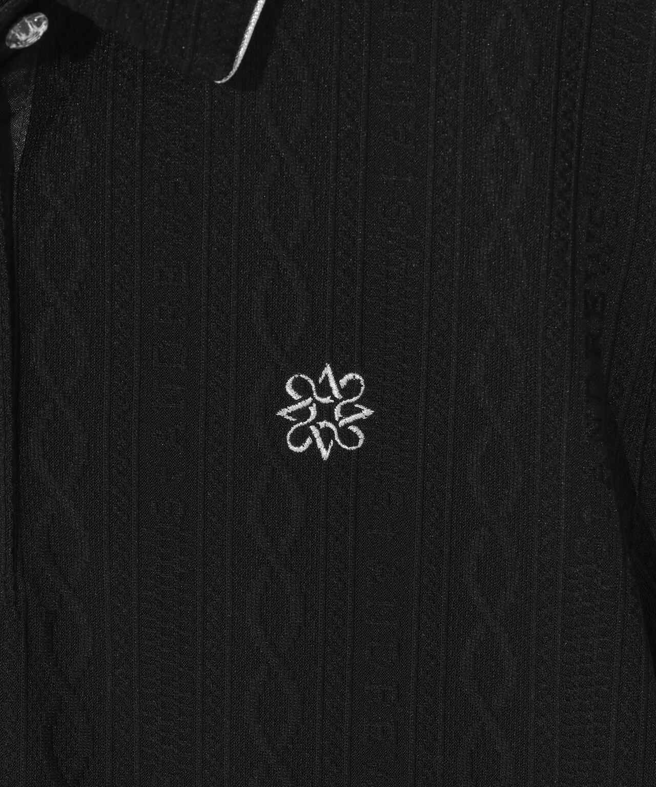 縄柄リンクス半袖シャツ (WOMENS)