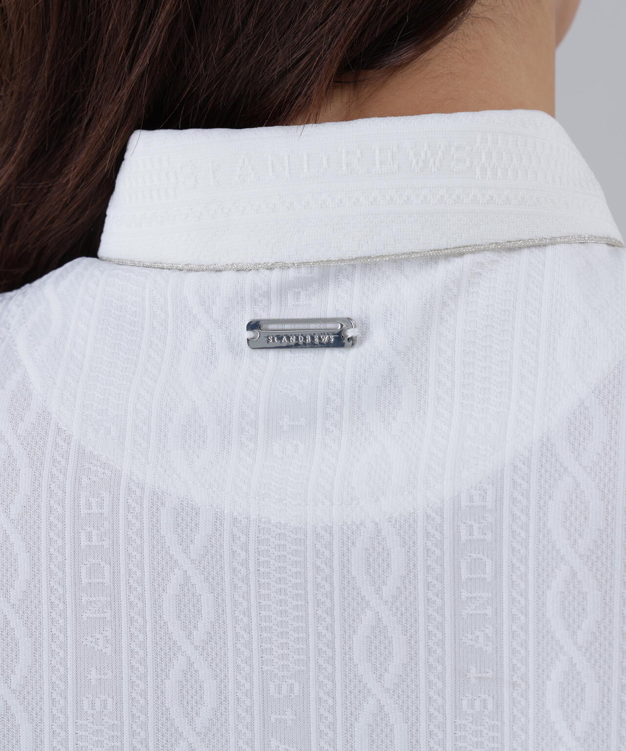 縄柄リンクス半袖シャツ (WOMENS)