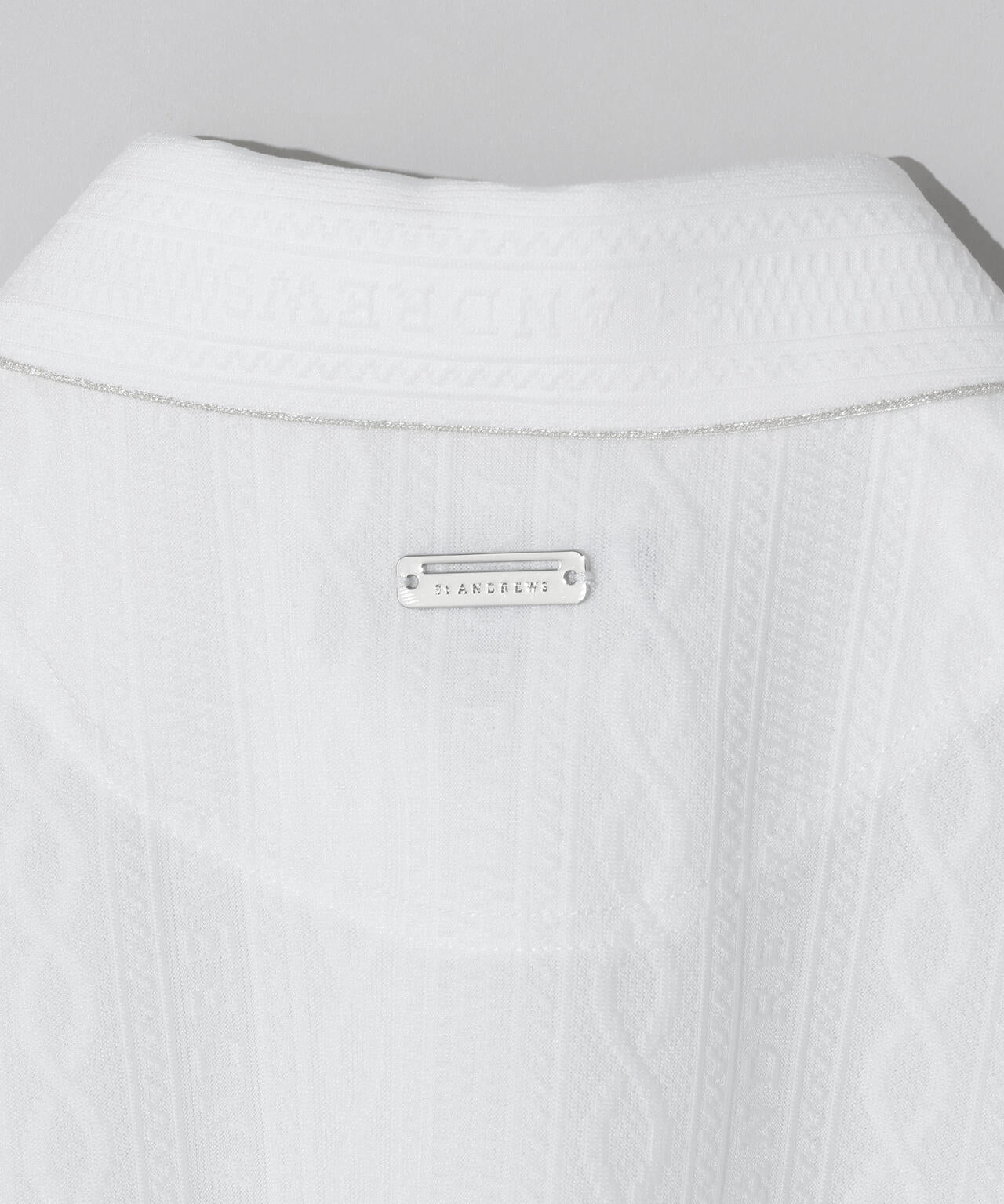 縄柄リンクス半袖シャツ (WOMENS)