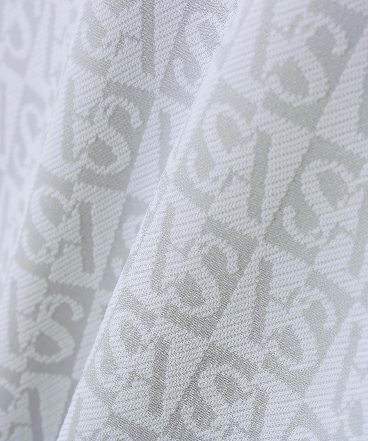 SAスクエアジャガード半袖シャツ (WOMENS)