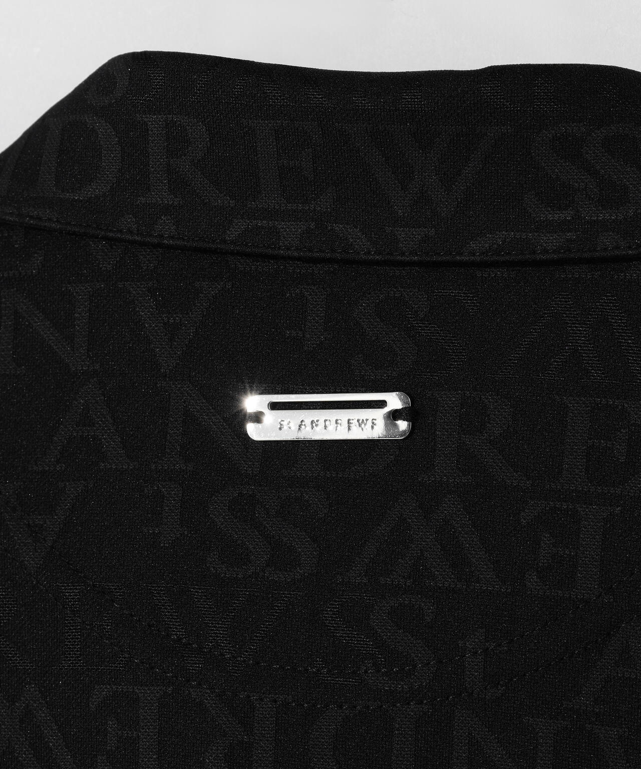 ダブルロゴジャガード無地半袖シャツ (WOMENS)