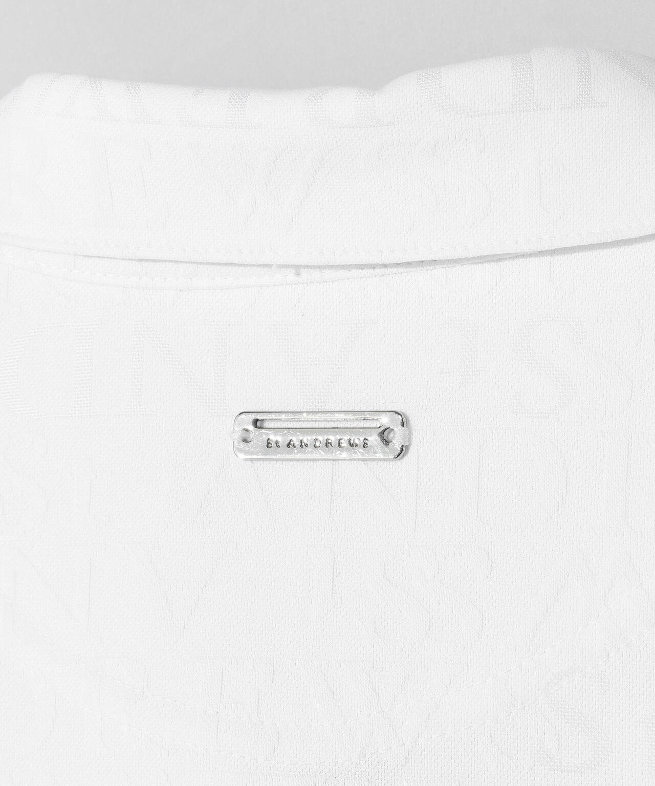 ダブルロゴジャガード無地半袖シャツ (WOMENS)