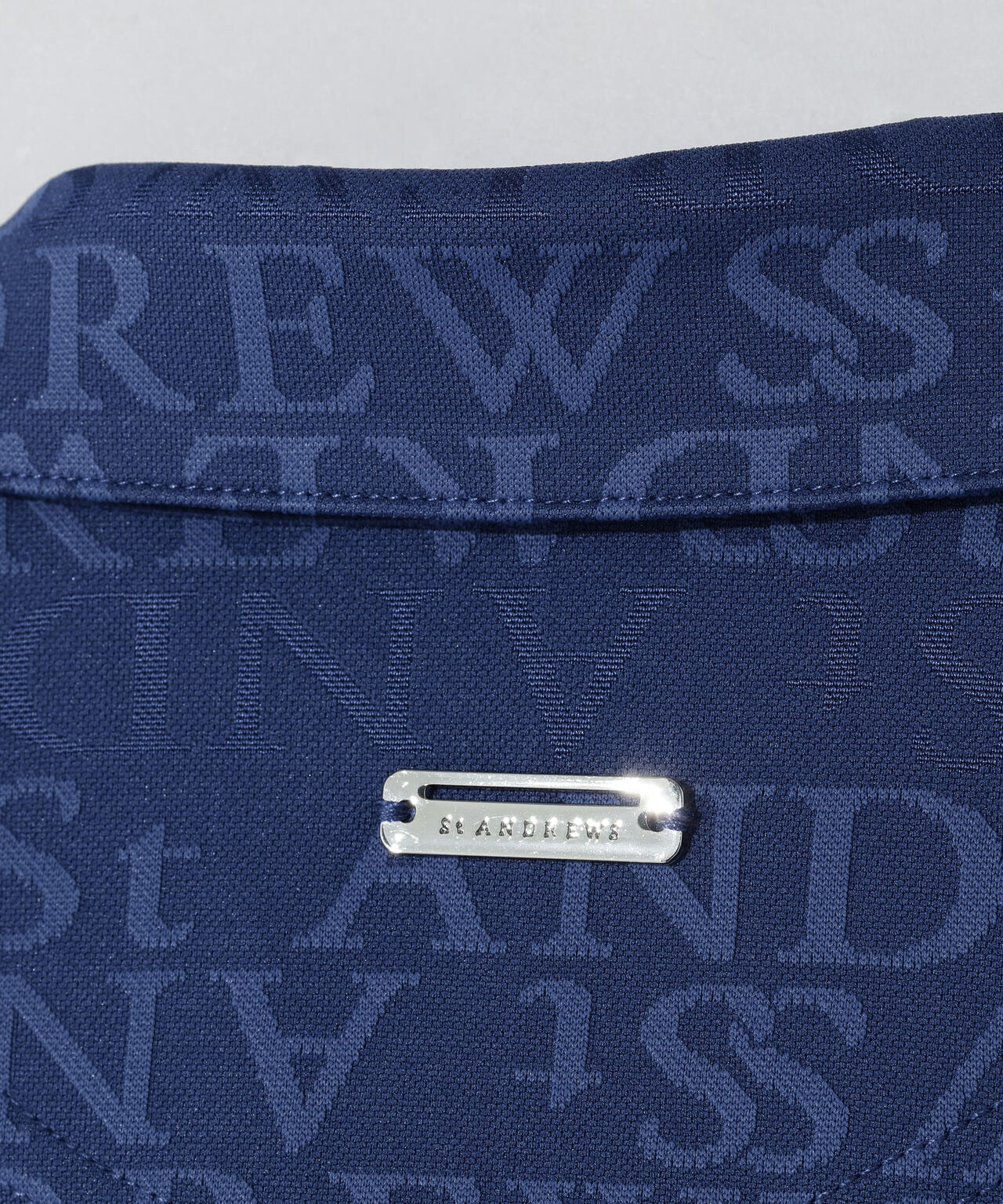 ダブルロゴジャガード無地半袖シャツ (WOMENS)