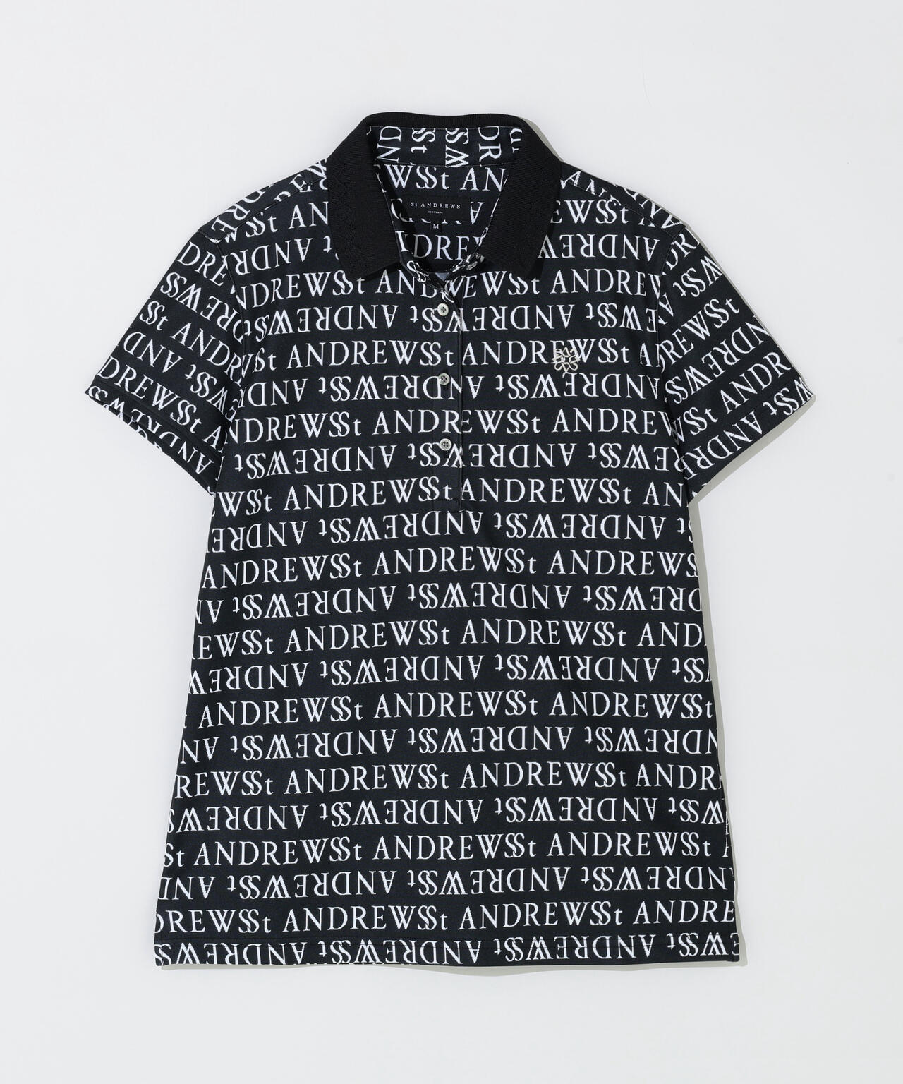 ダブルロゴジャガード半袖ポロシャツ (WOMENS)