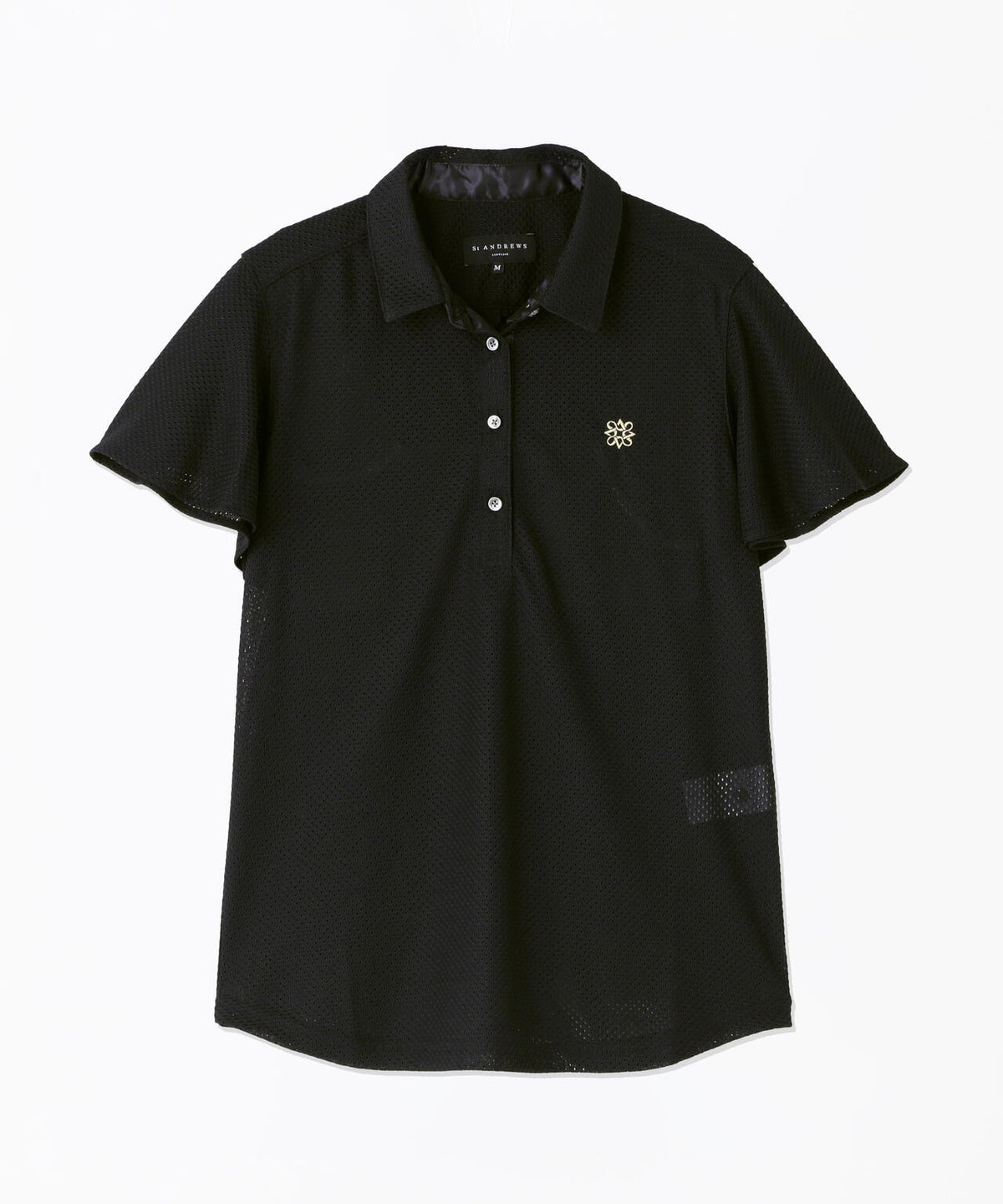 ビッグメッシュ半袖フリルシャツ (WOMENS)