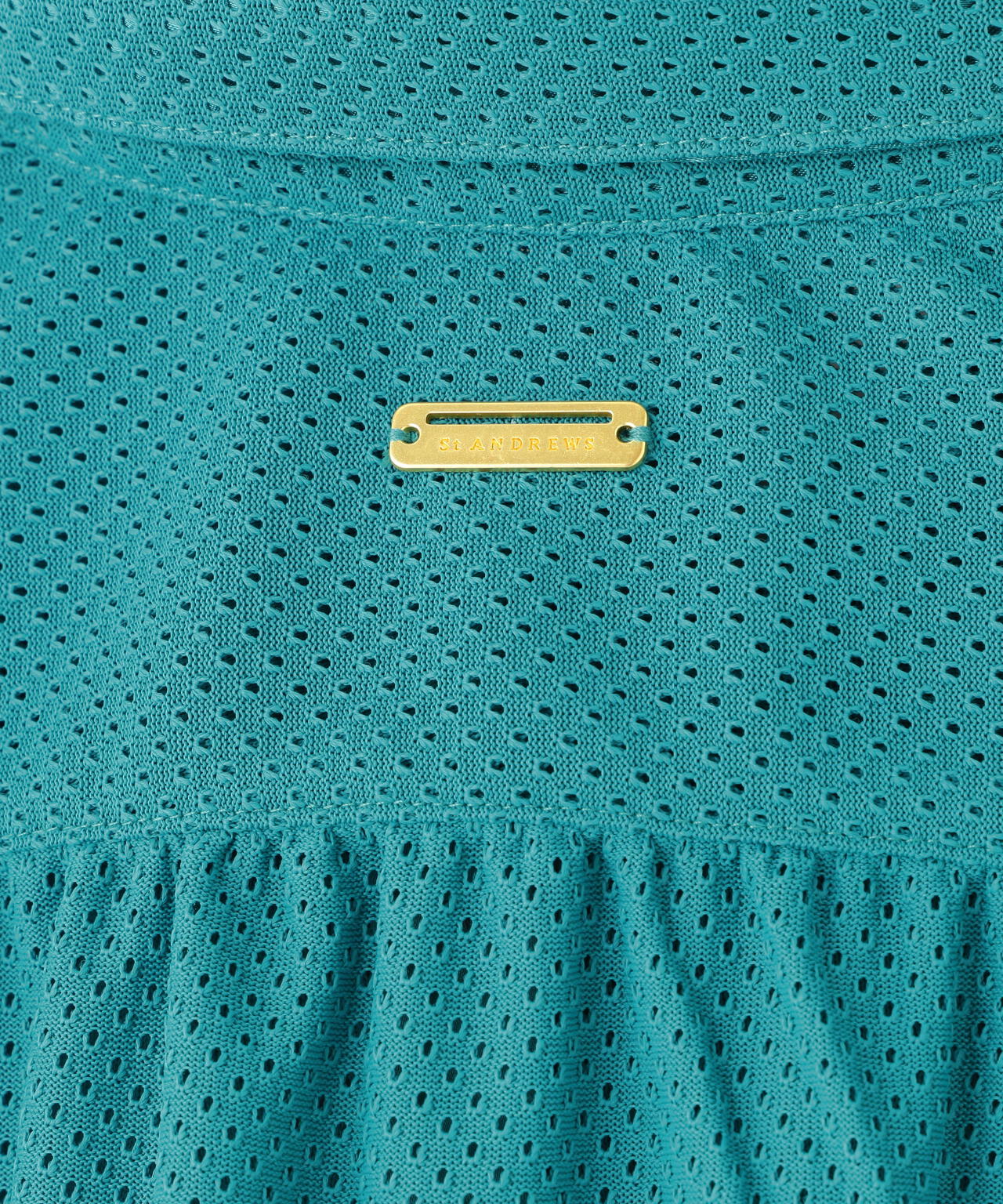 ビッグメッシュ半袖フリルシャツ (WOMENS)