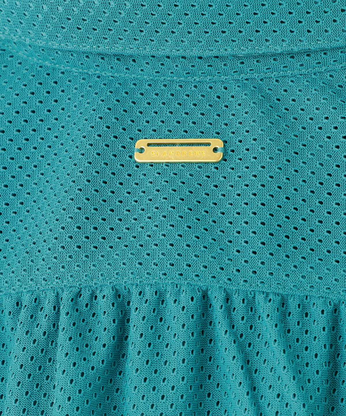 ビッグメッシュ半袖フリルシャツ (WOMENS)