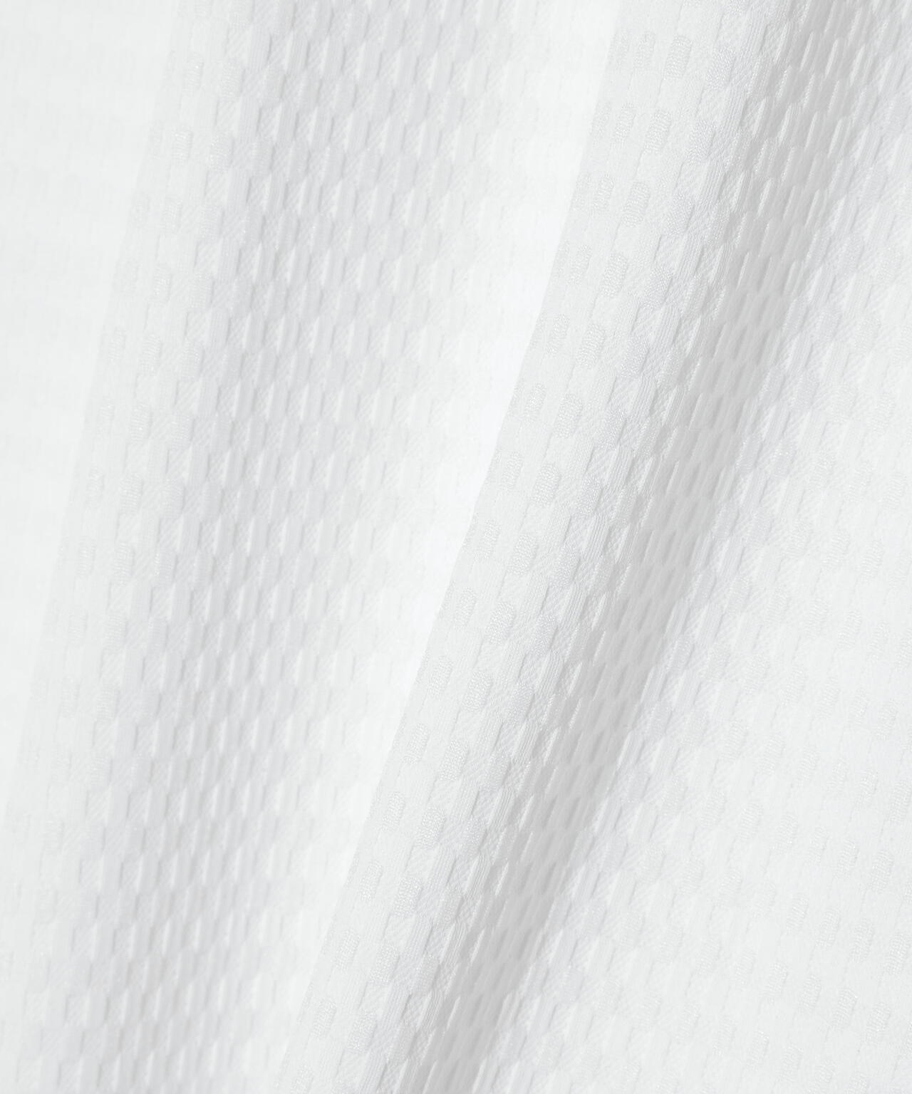 格子ジャガード長袖シャツ (WOMENS)