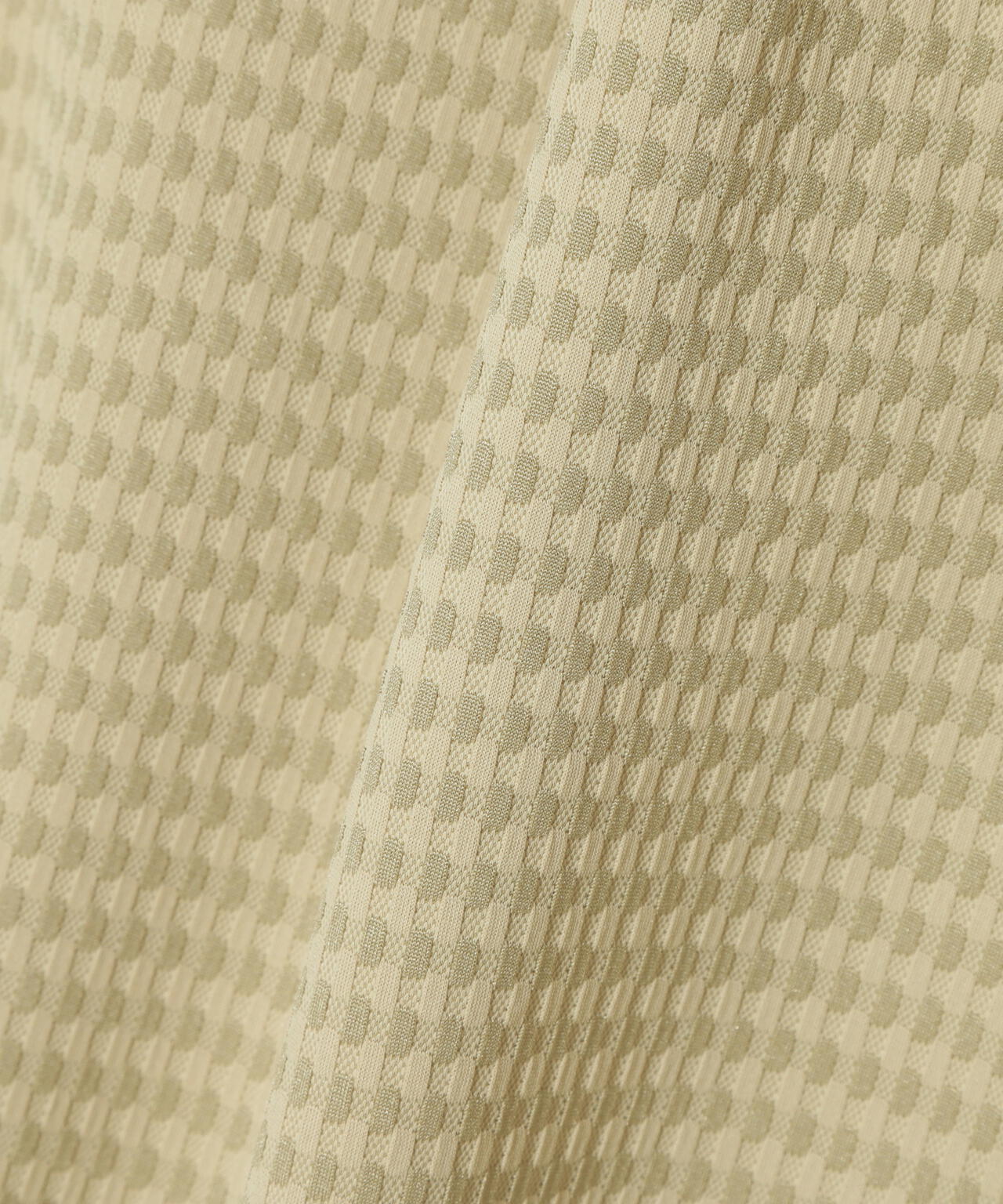 格子ジャガード長袖シャツ (WOMENS)