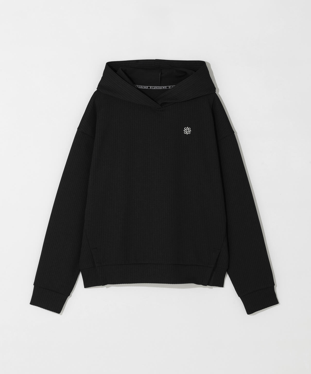 ダブル針抜きストライプフーディー (WOMENS)