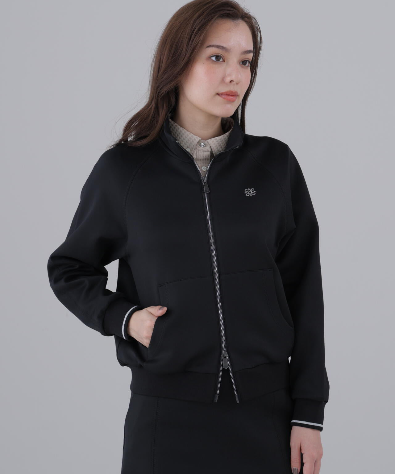 ダンボールニットブルゾン (WOMENS)