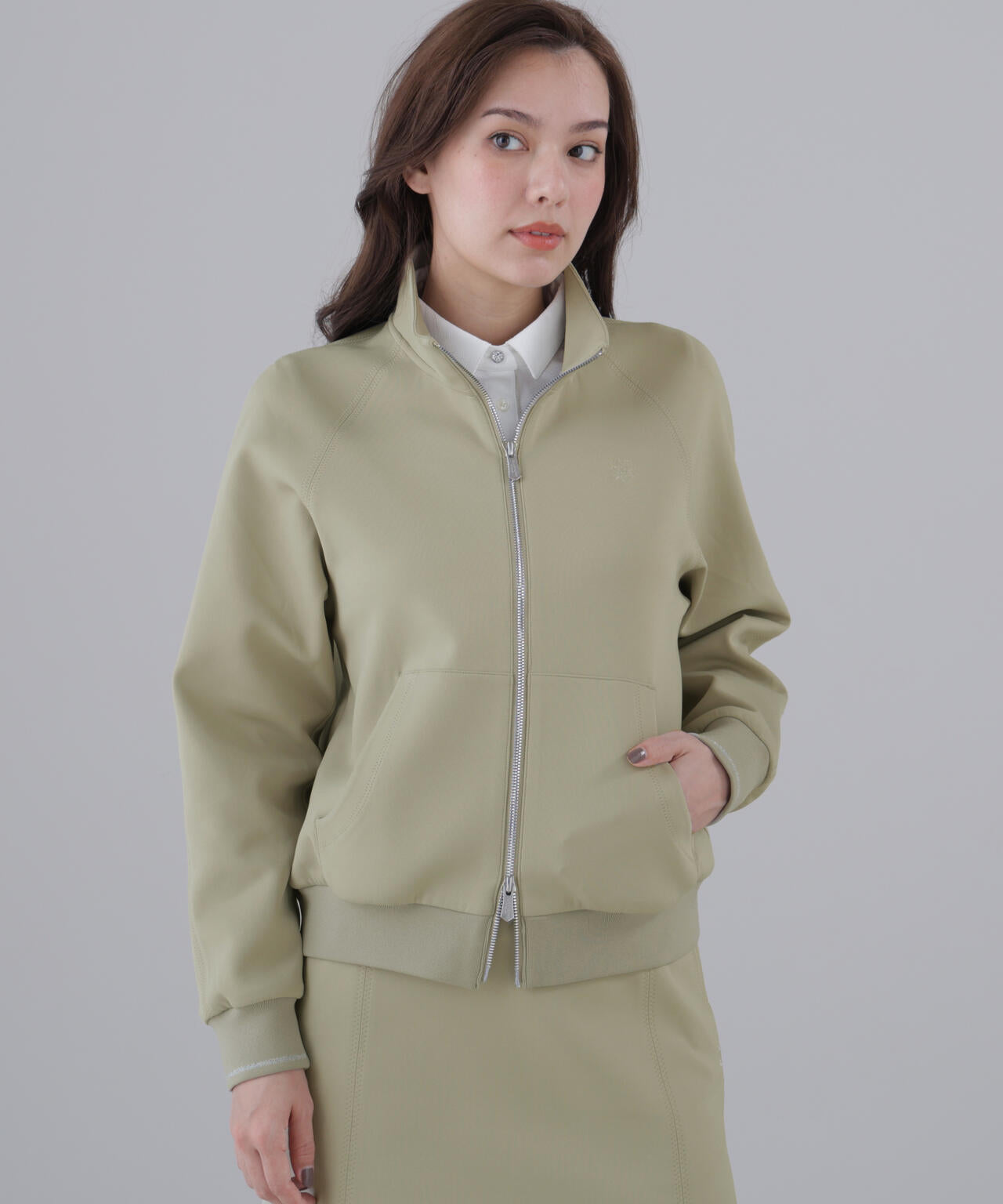 ダンボールニットブルゾン (WOMENS)