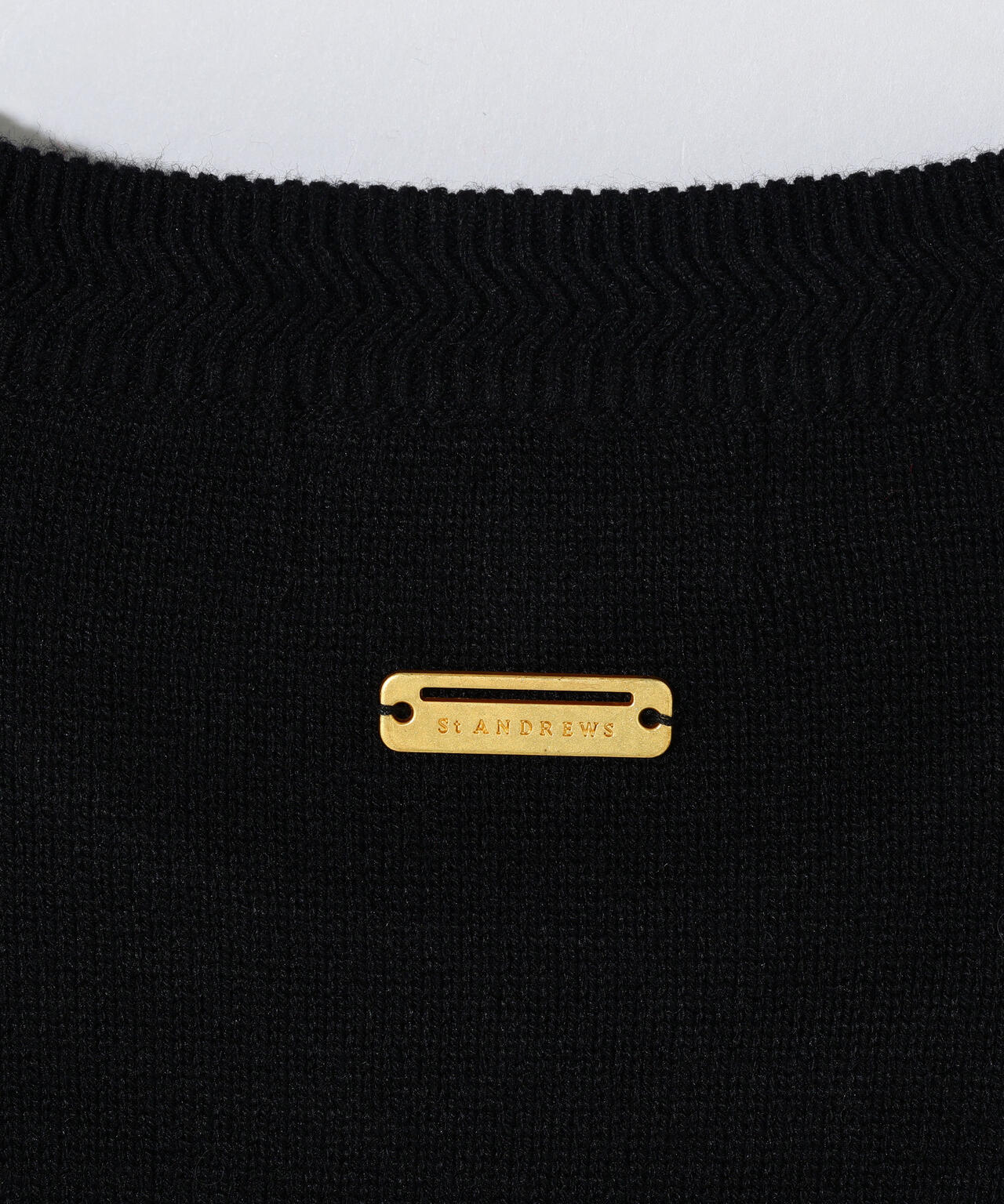 12GSTAインターシャクルーネックニットプルオーバー (WOMENS)