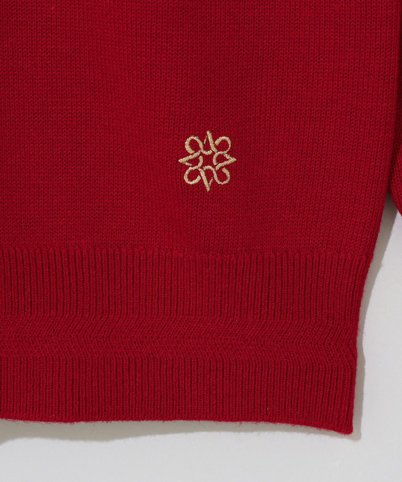 12GSTAインターシャクルーネックニットプルオーバー (WOMENS)