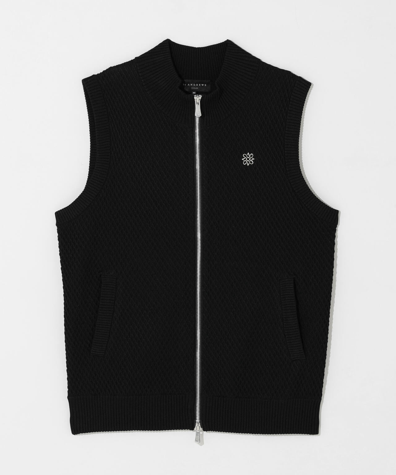 ジップアップニットベスト (WOMENS)