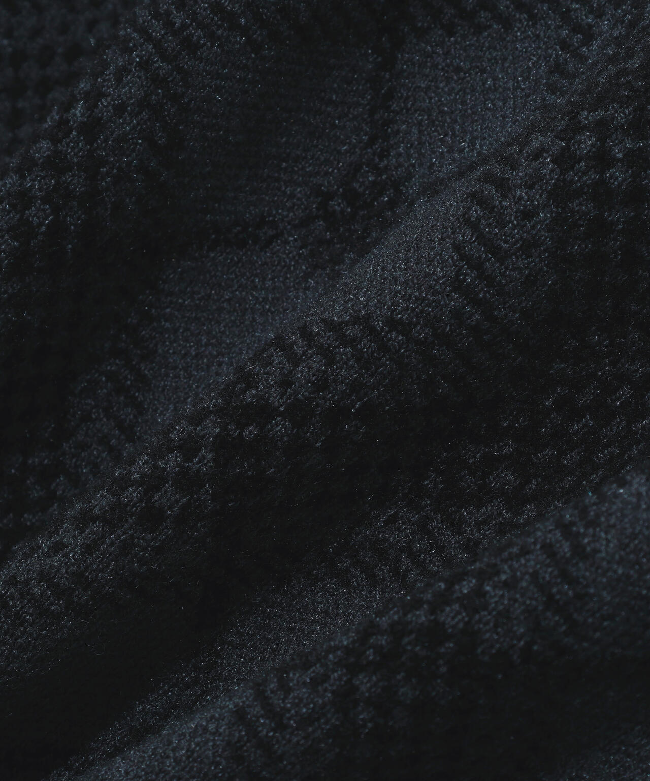 12Gケルトバイヤスチェックジャガードモックネックニットプルオーバー (WOMENS)