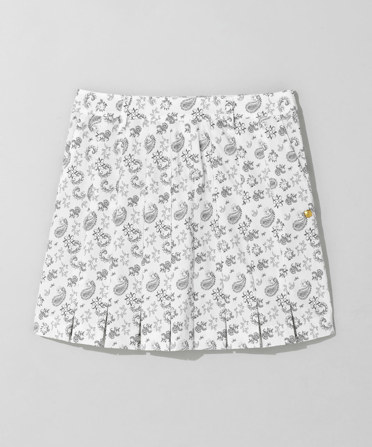 【ストレッチ】ケルトリーフプリントスカート (WOMENS)