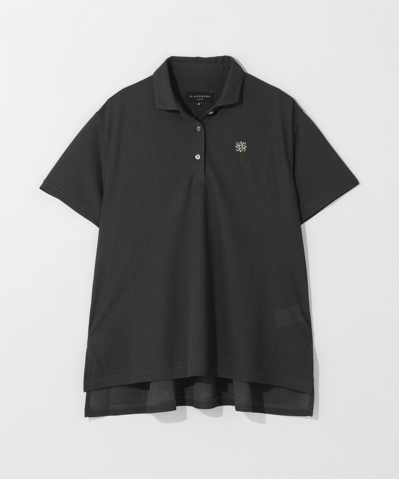 ドットバーズアイ半袖シャツ (WOMENS)