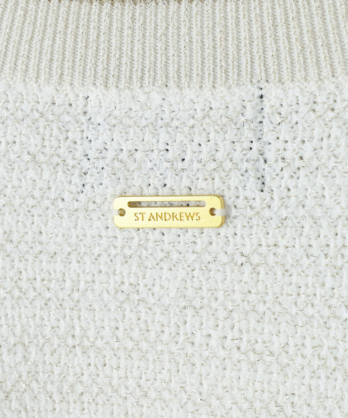 9Gテープヤーンツイードクルーネックニットプルオーバー (WOMENS)