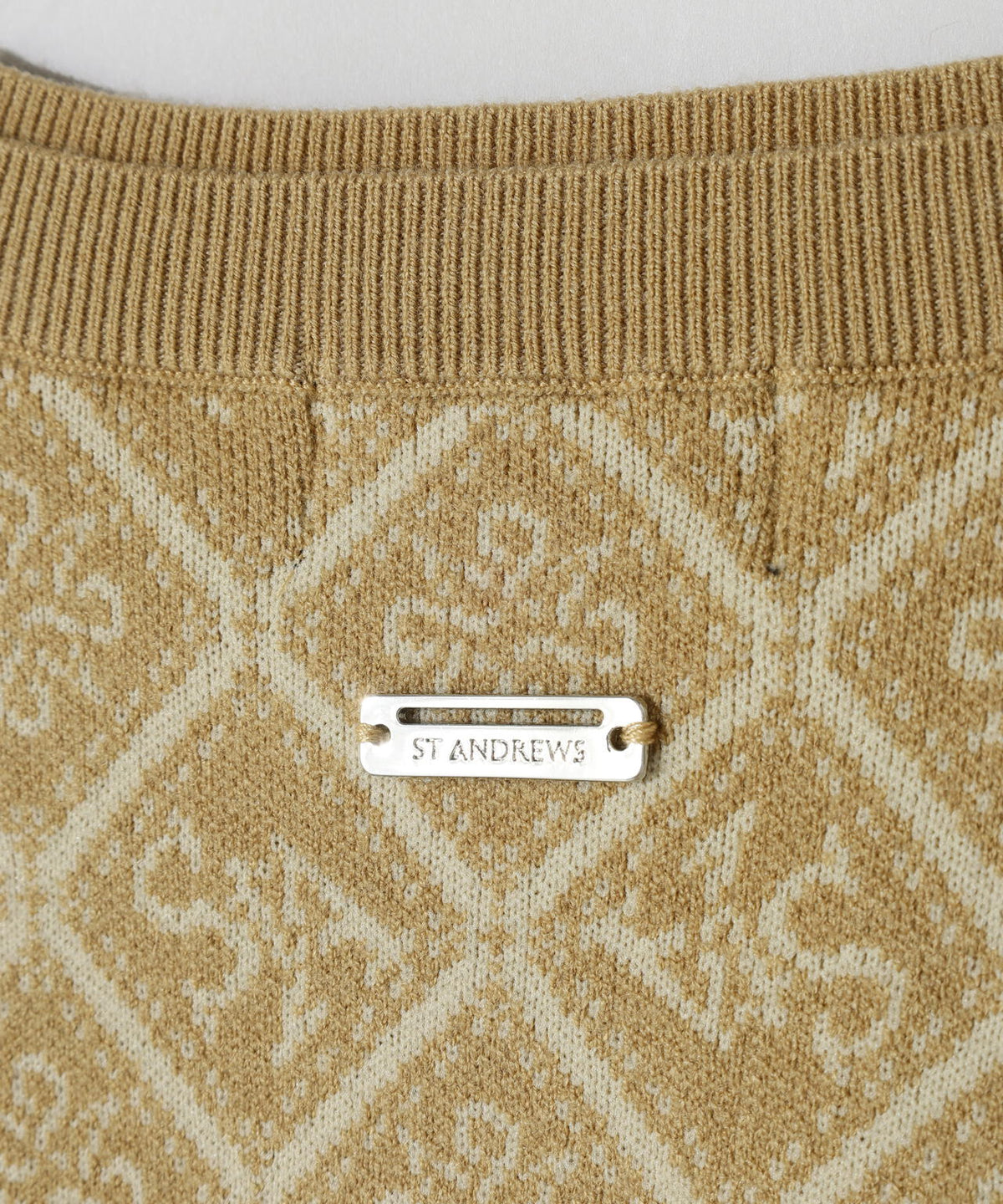 12GStAケルトダイヤジャガードクルーネックニットプルオーバー (WOMENS)
