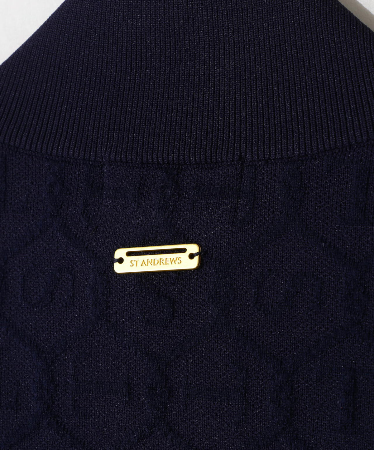 14GSTケーブルジャガードニットブルゾン (WOMENS)