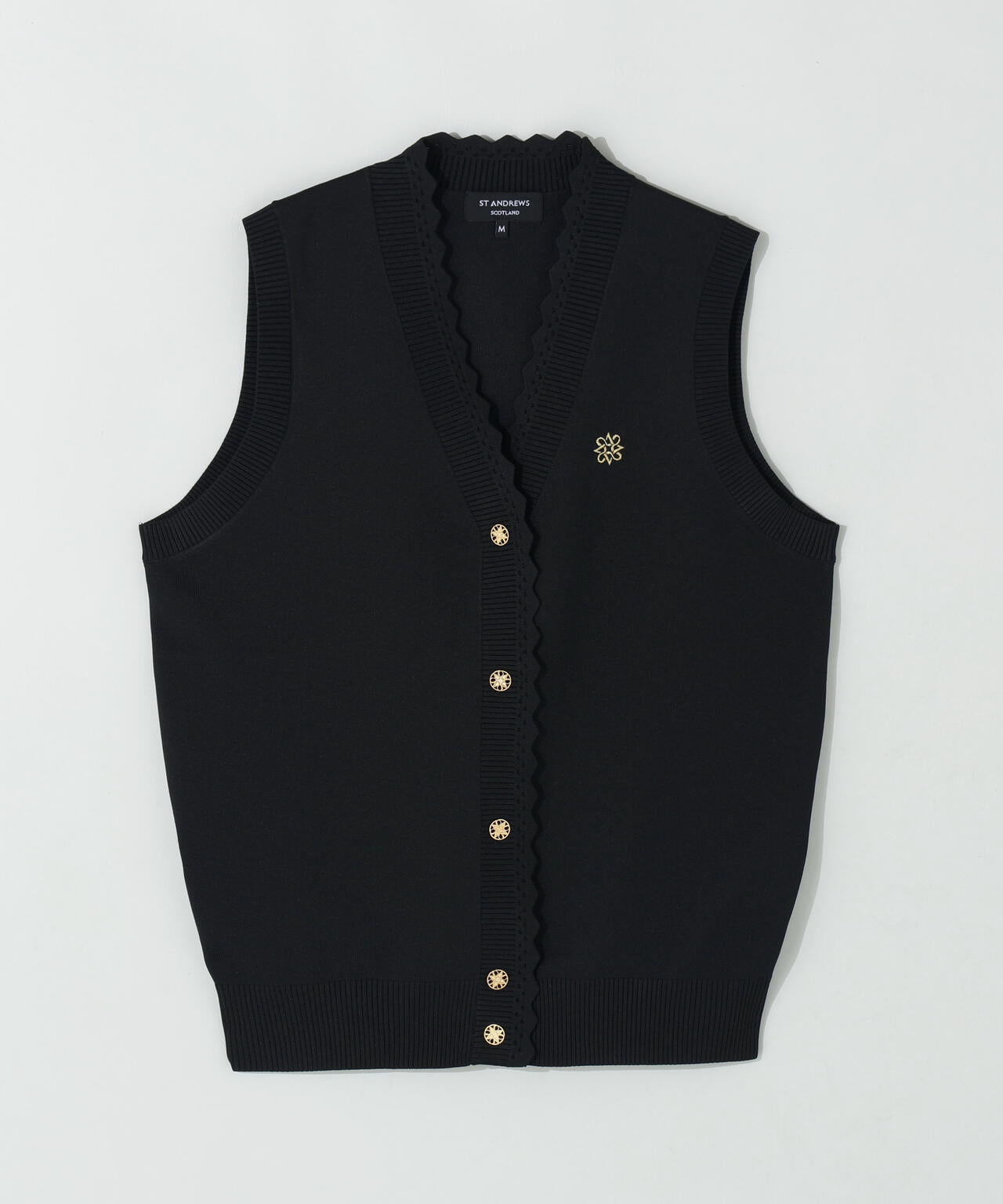 14G天竺ニットベスト (WOMENS)