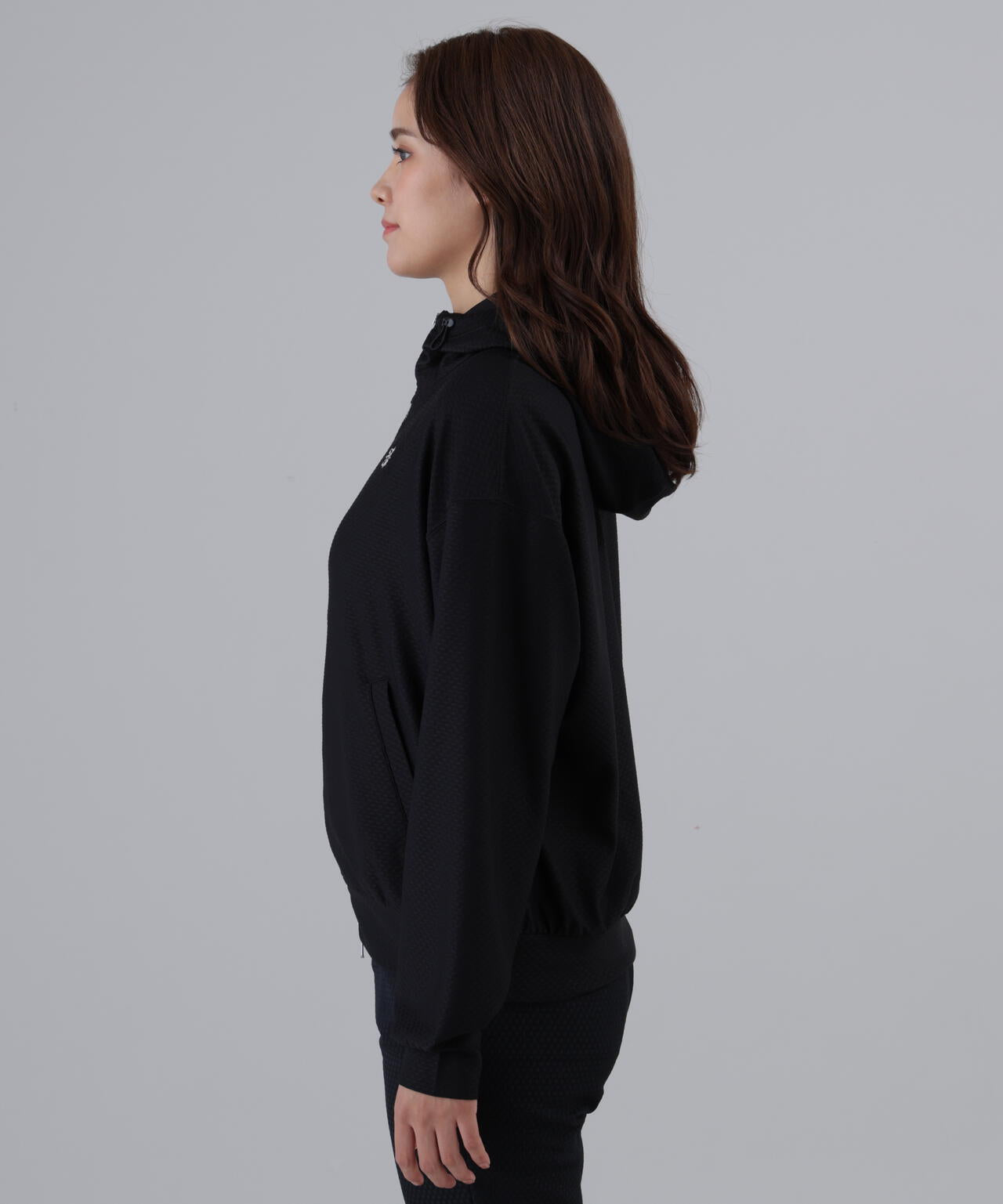 【吸水速乾】【UVカット】ドビーメッシュフーディー (WOMENS)