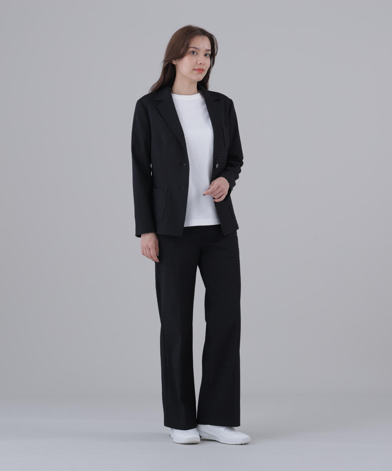 プレーティング天竺半袖Tシャツ (WOMENS)