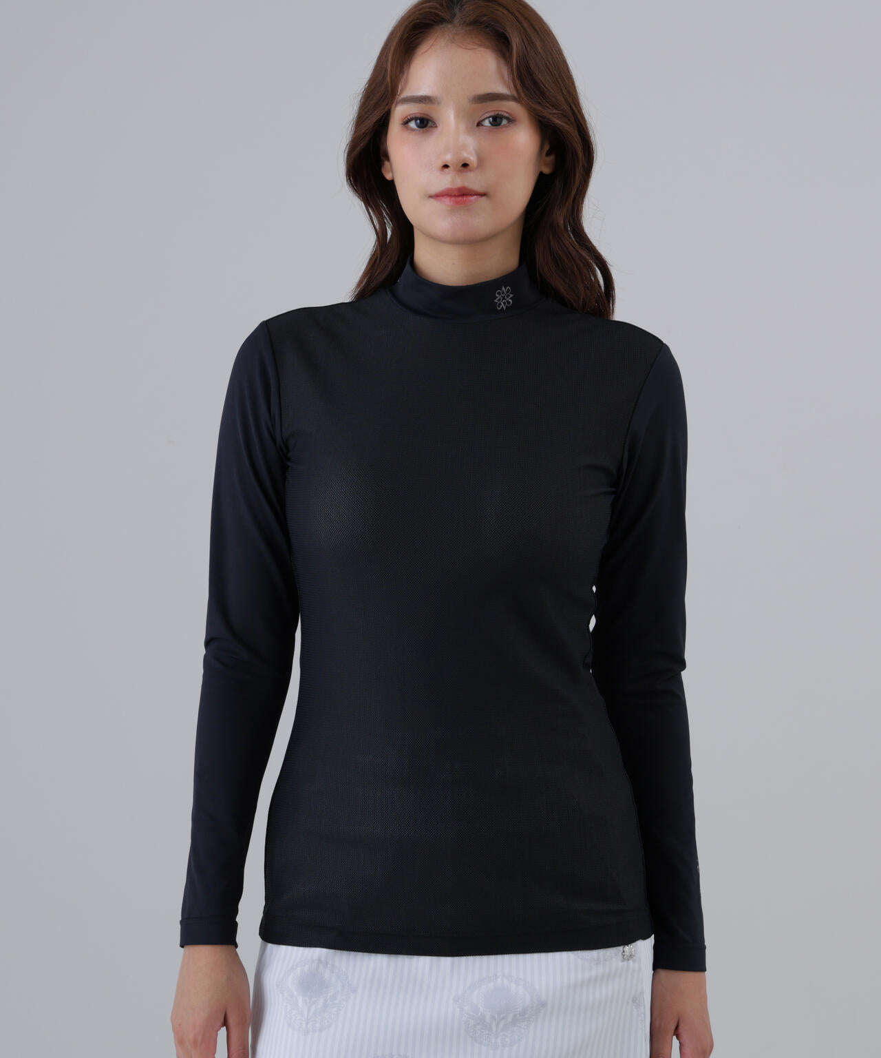 【吸水速乾】【UVカット】TWINCOT UV×メッシュ長袖ハイネックインナー (WOMENS)
