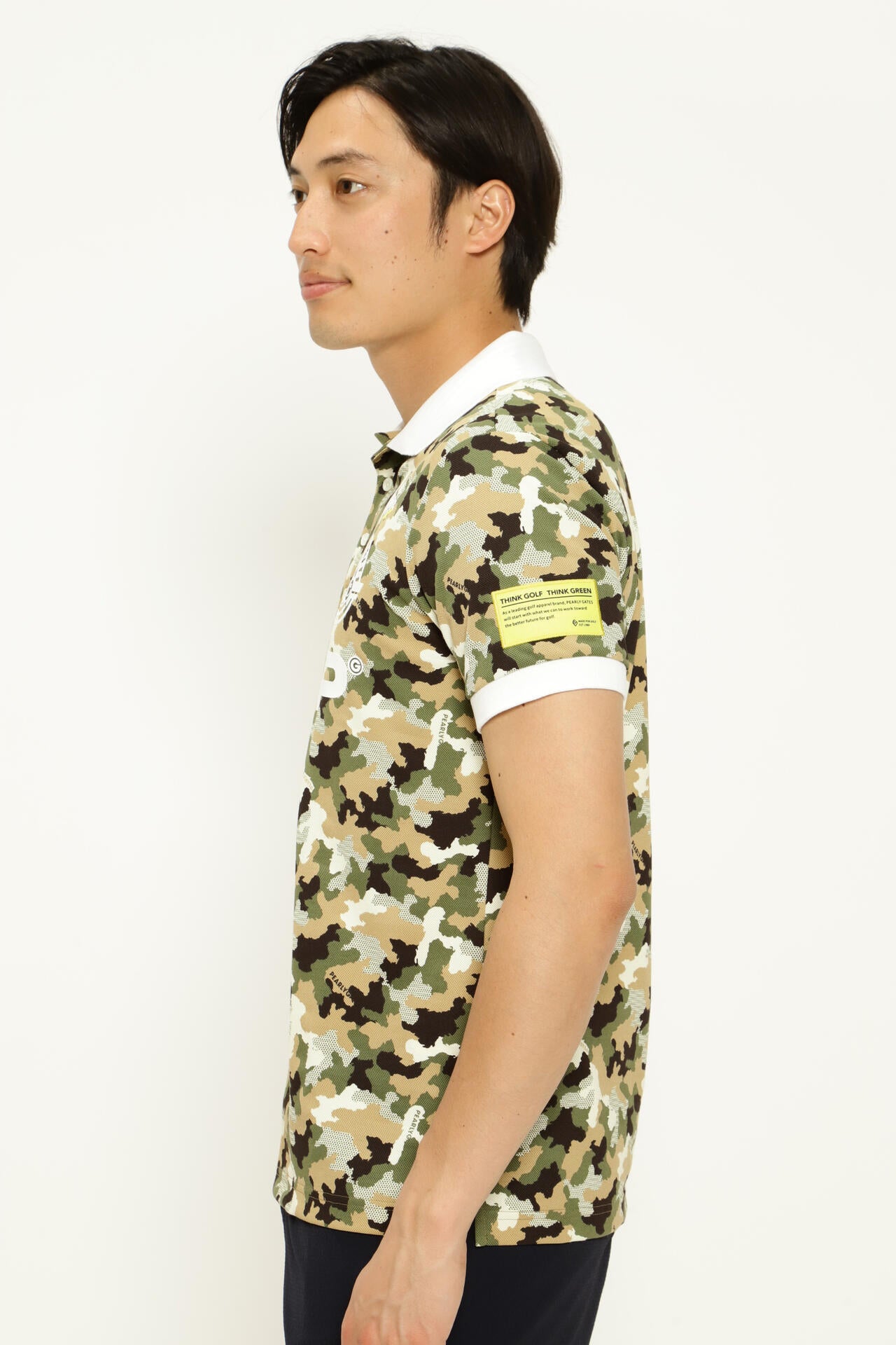 ディライト半袖ポロシャツ <Think Golf COLLECTION / カモ柄>
