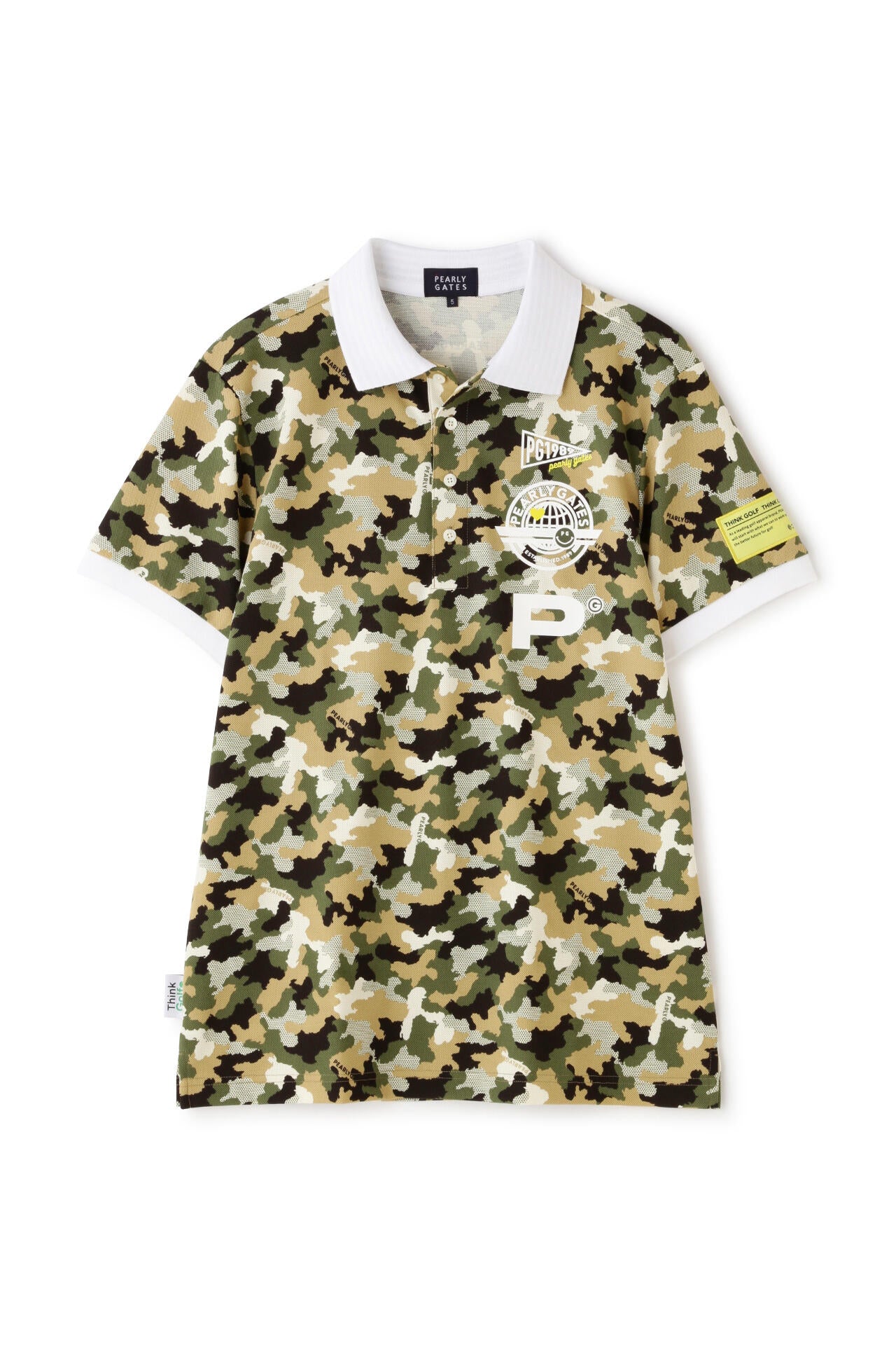 ディライト半袖ポロシャツ <Think Golf COLLECTION / カモ柄>
