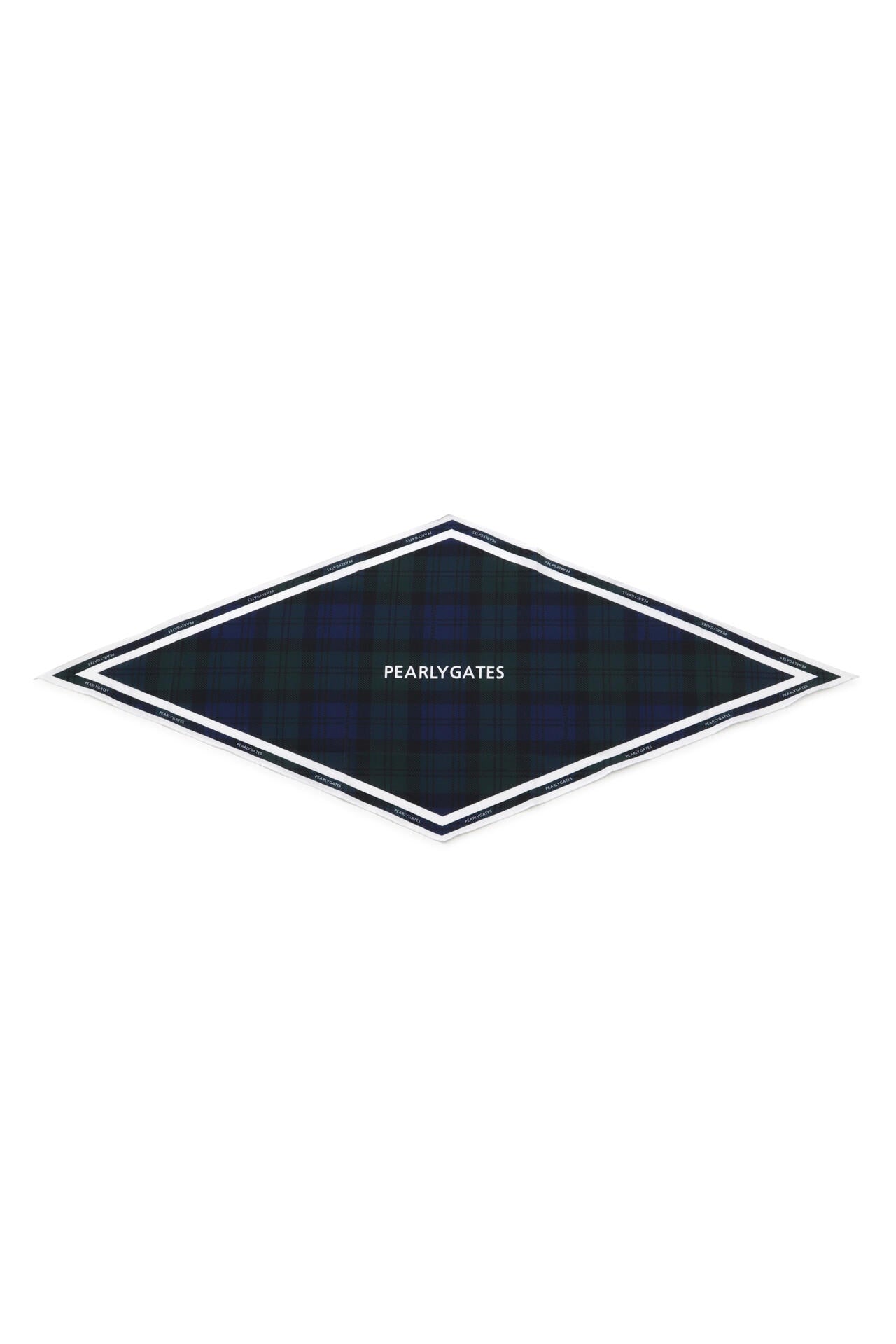 マーカーリング付き スカーフ <ブラックウォッチ柄> (UNISEX)