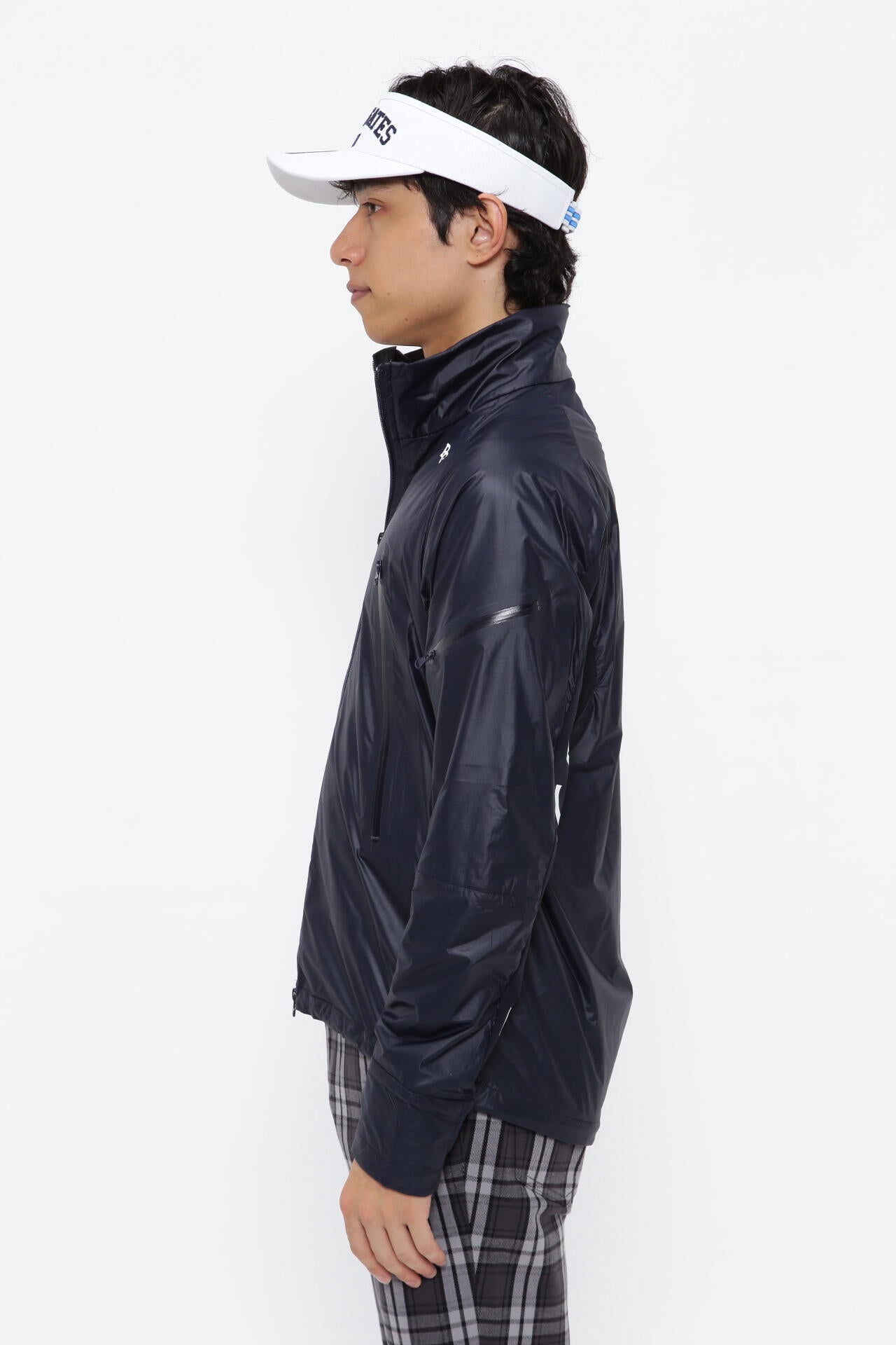 ナイロンストレッチタフタシレー×メリルハイテンションコンパクト裏起毛 ジャケット