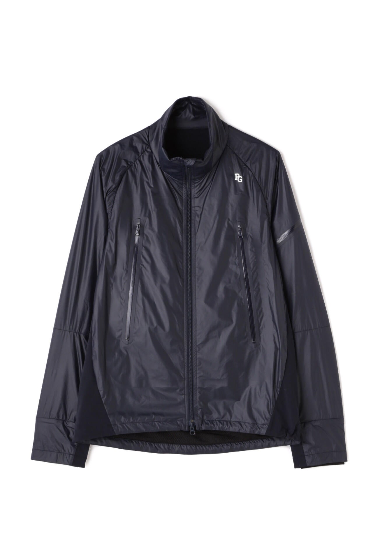 ナイロンストレッチタフタシレー×メリルハイテンションコンパクト裏起毛 ジャケット