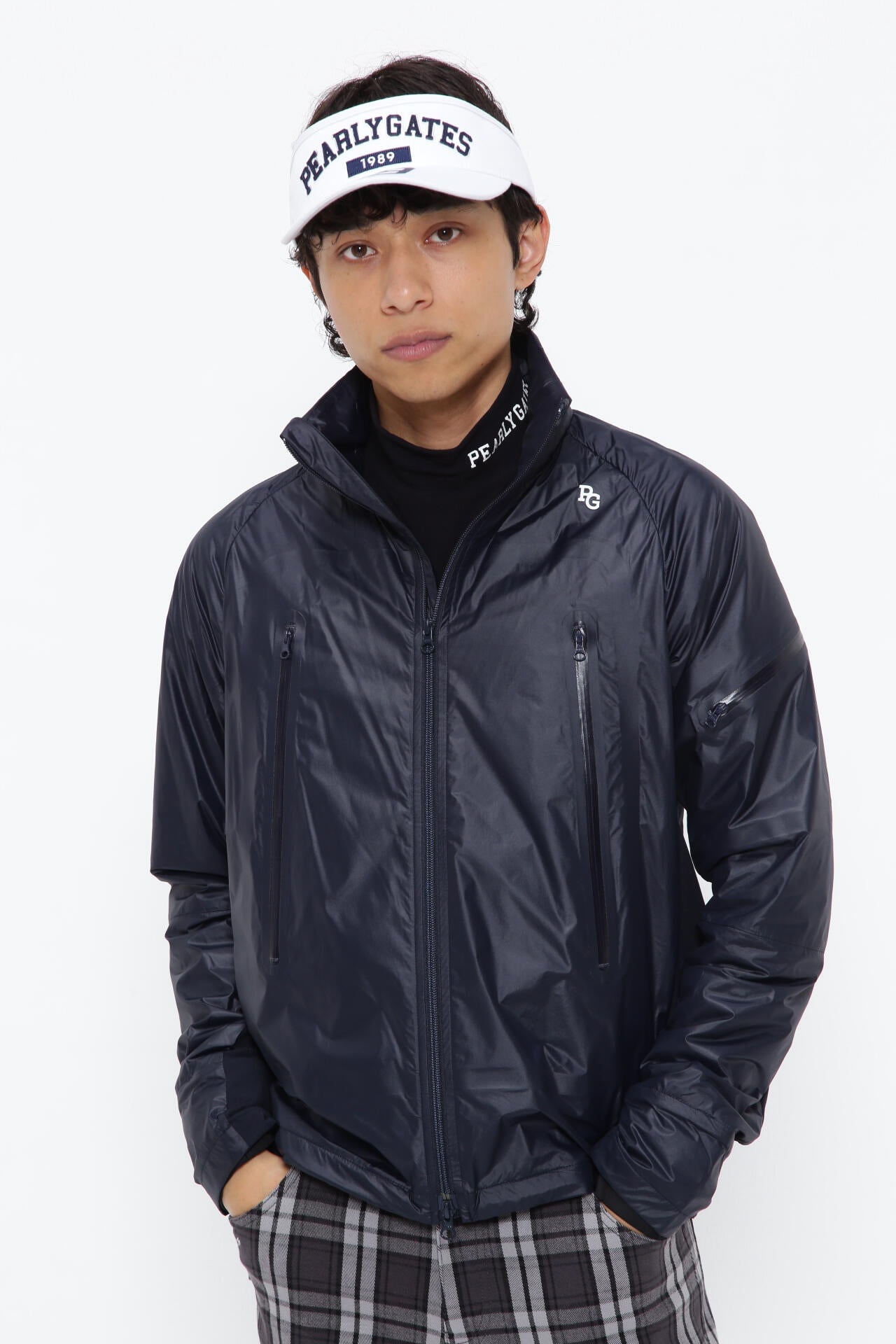 ナイロンストレッチタフタシレー×メリルハイテンションコンパクト裏起毛 ジャケット