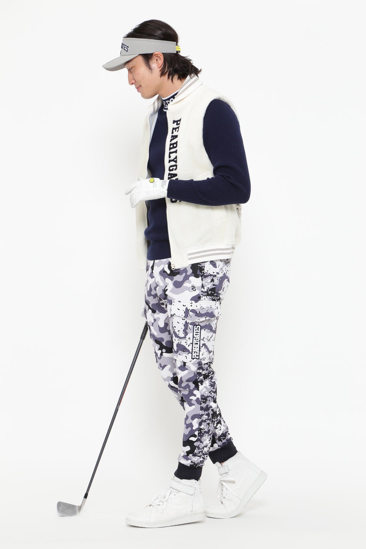 マルチカモ柄 マトラッセジャガード パンツ <マルチカモ>