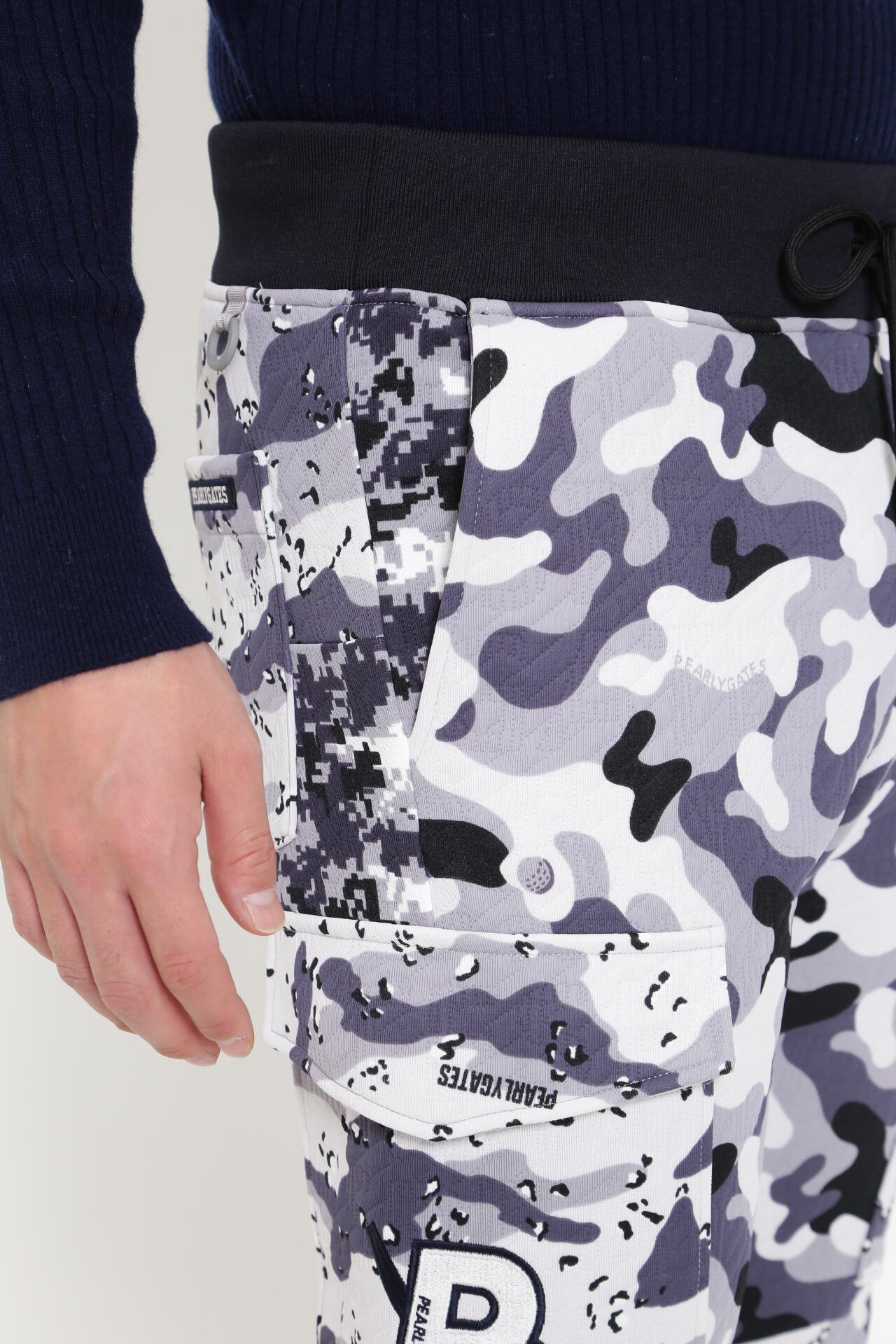 マルチカモ柄 マトラッセジャガード パンツ <マルチカモ>