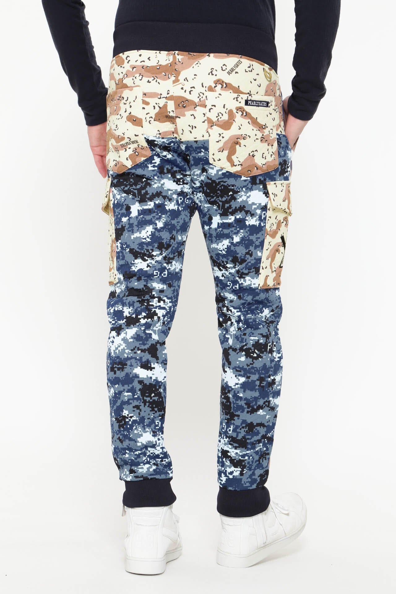 マルチカモ柄 マトラッセジャガード パンツ <マルチカモ>