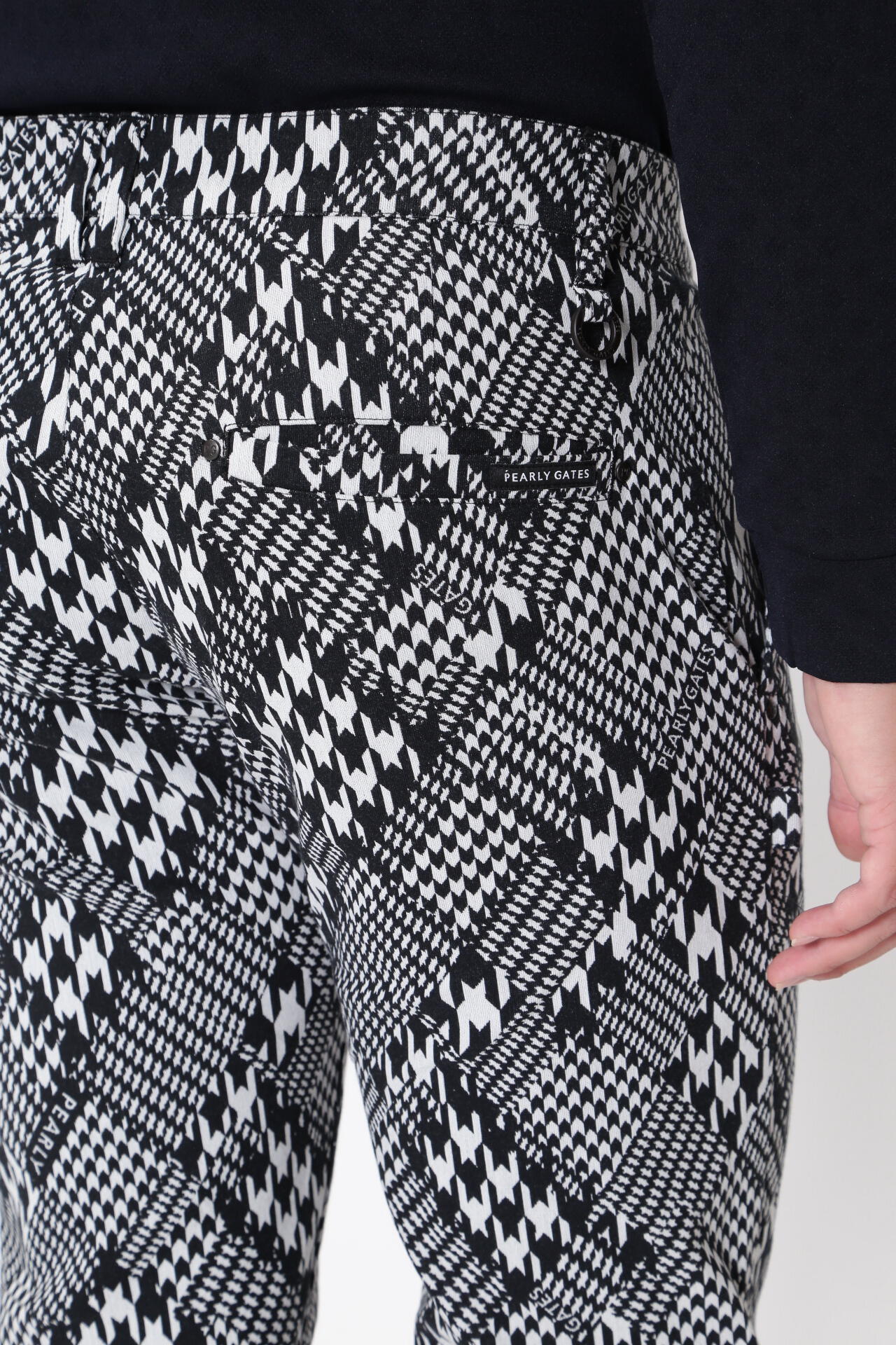 千鳥アーガイルジャガードパンツ