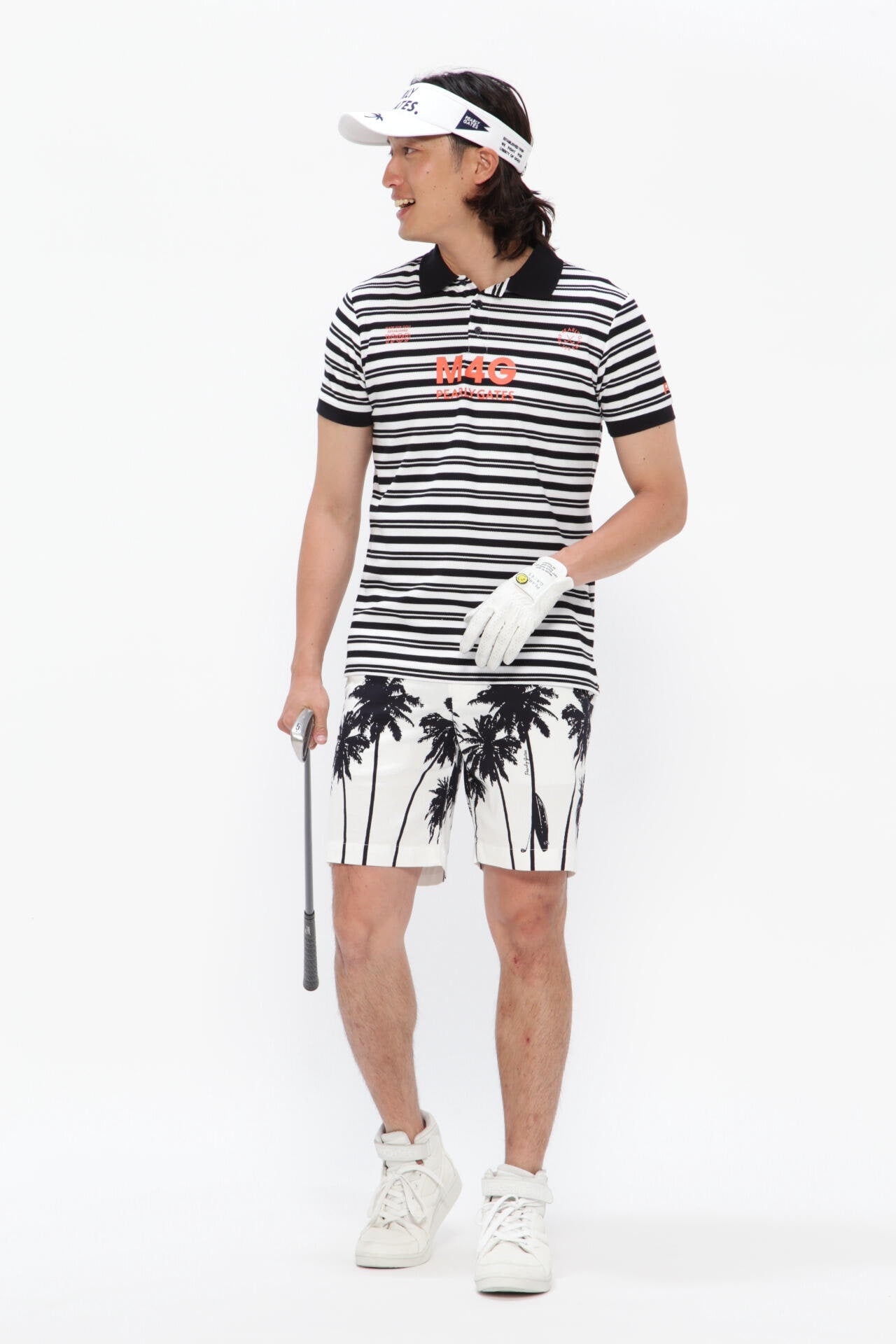 COOLMAX ショートパンツ <ヤシの木柄>