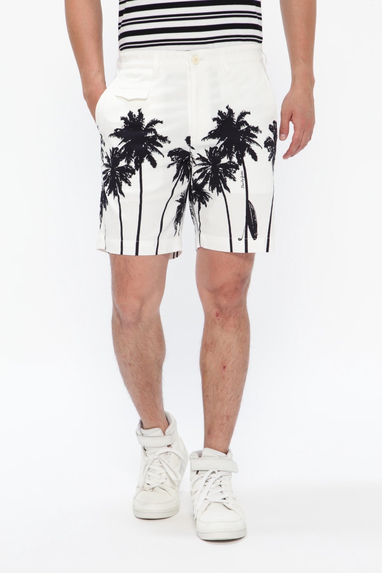 COOLMAX ショートパンツ <ヤシの木柄>