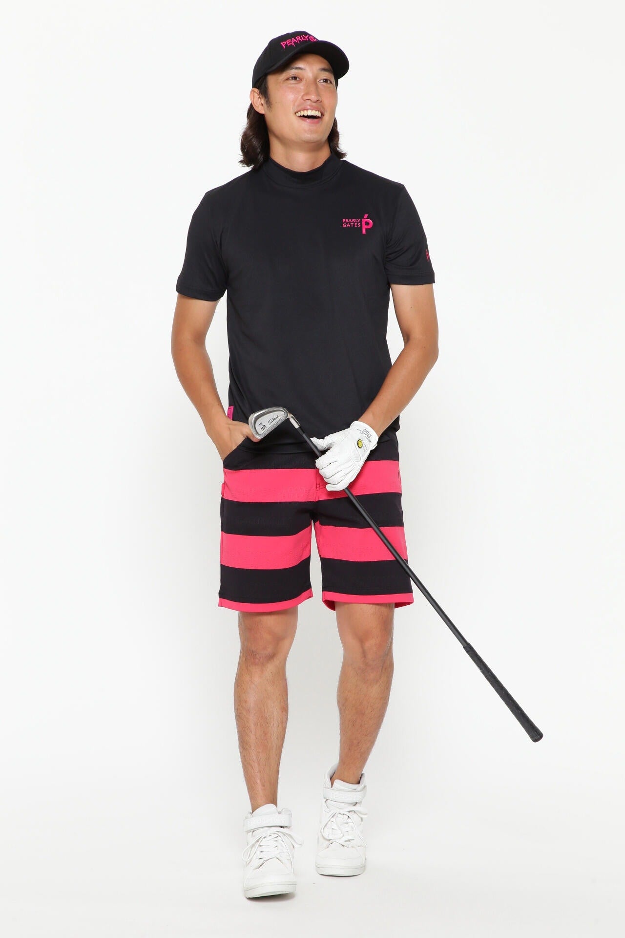 TEXBRIDダンボール ショートパンツ <Pink with BLACK>