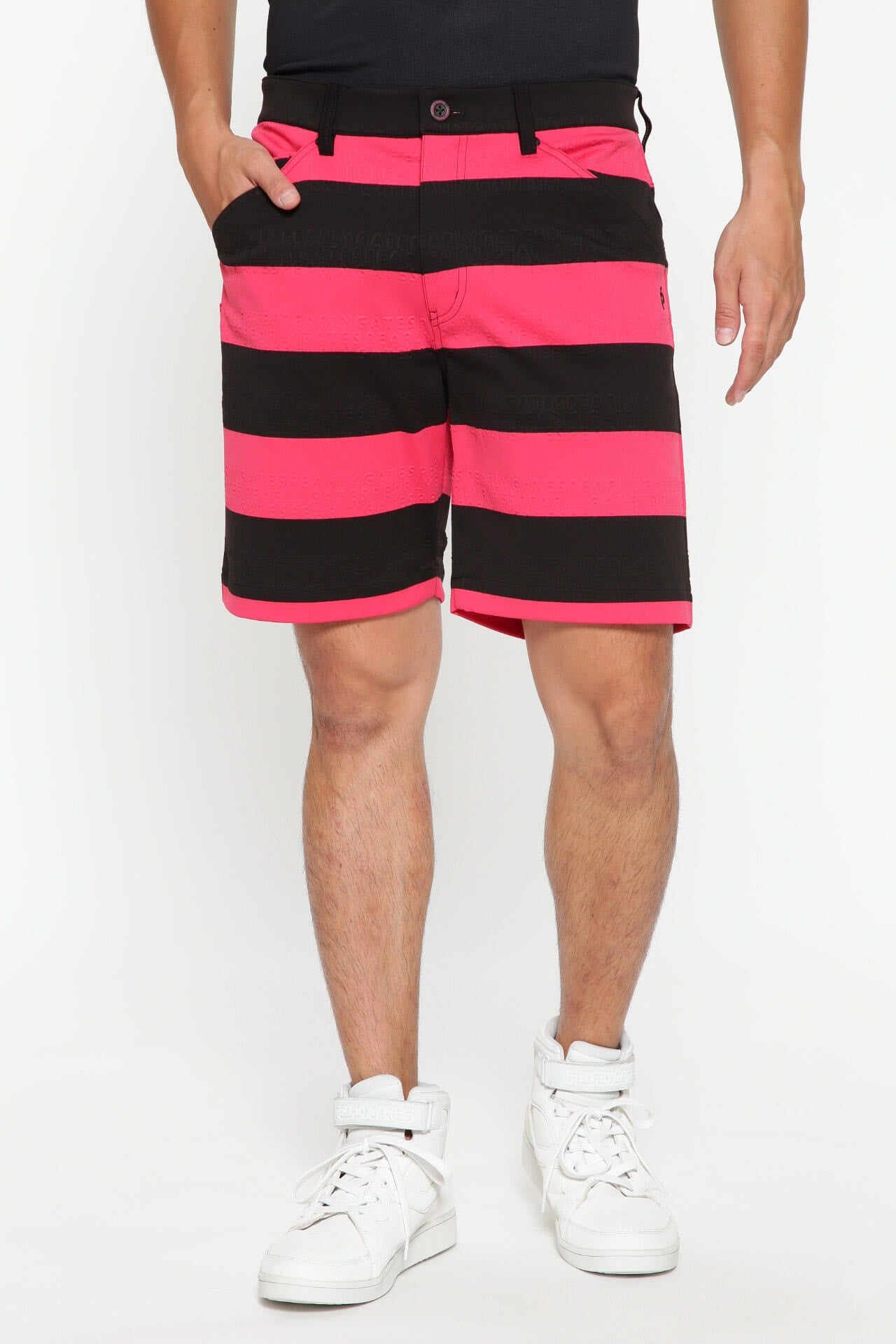 TEXBRIDダンボール ショートパンツ <Pink with BLACK>