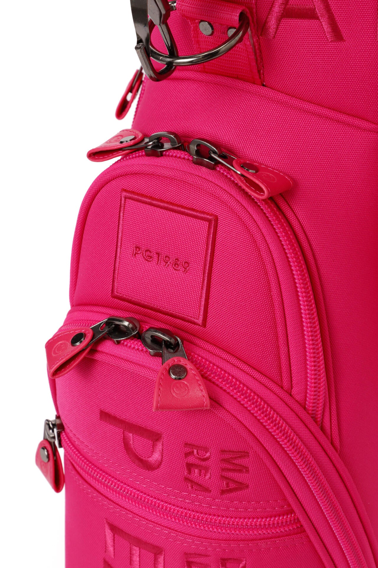スタンド式キャディバッグ <Pink with BLACK> (46インチ対応) (UNISEX)