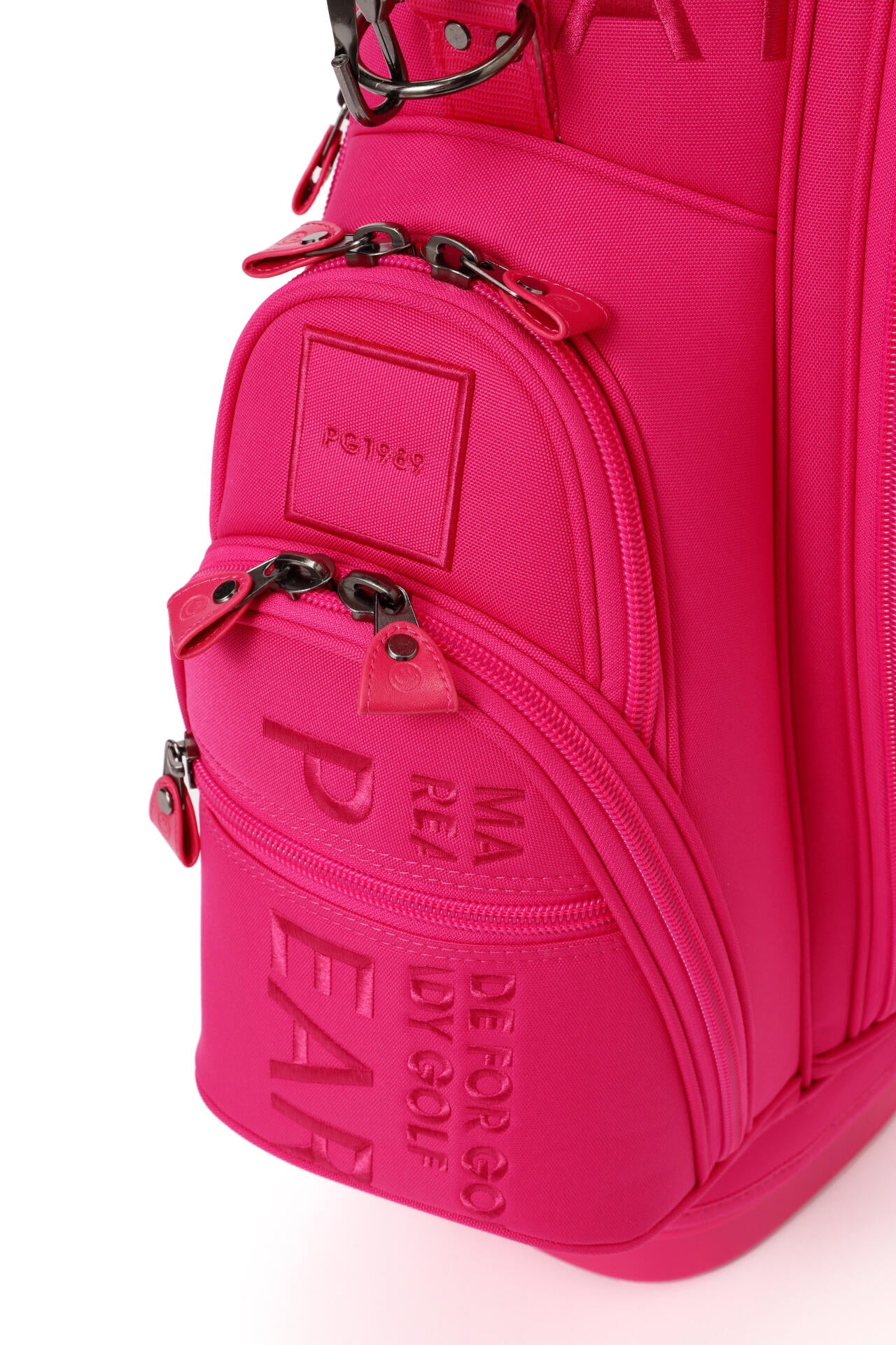 スタンド式キャディバッグ <Pink with BLACK> (46インチ対応) (UNISEX)