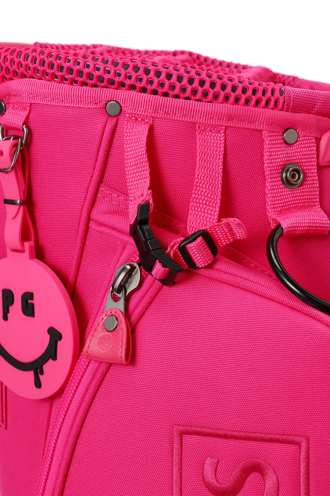 スタンド式キャディバッグ <Pink with BLACK> (46インチ対応) (UNISEX)